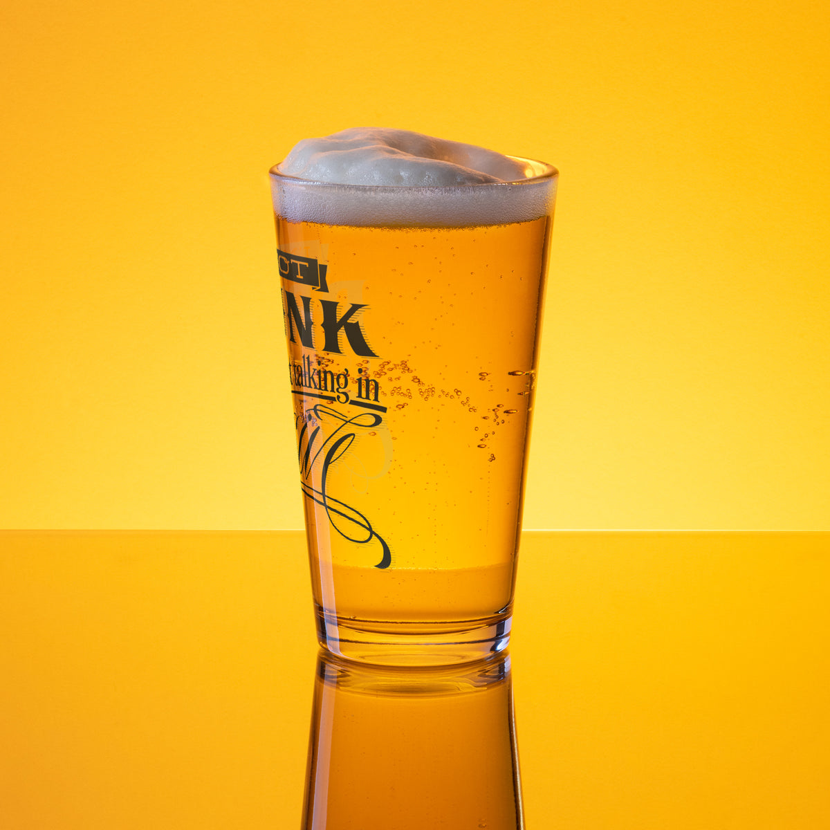 I&#39;m Not Drunk Shaker Pint Glass