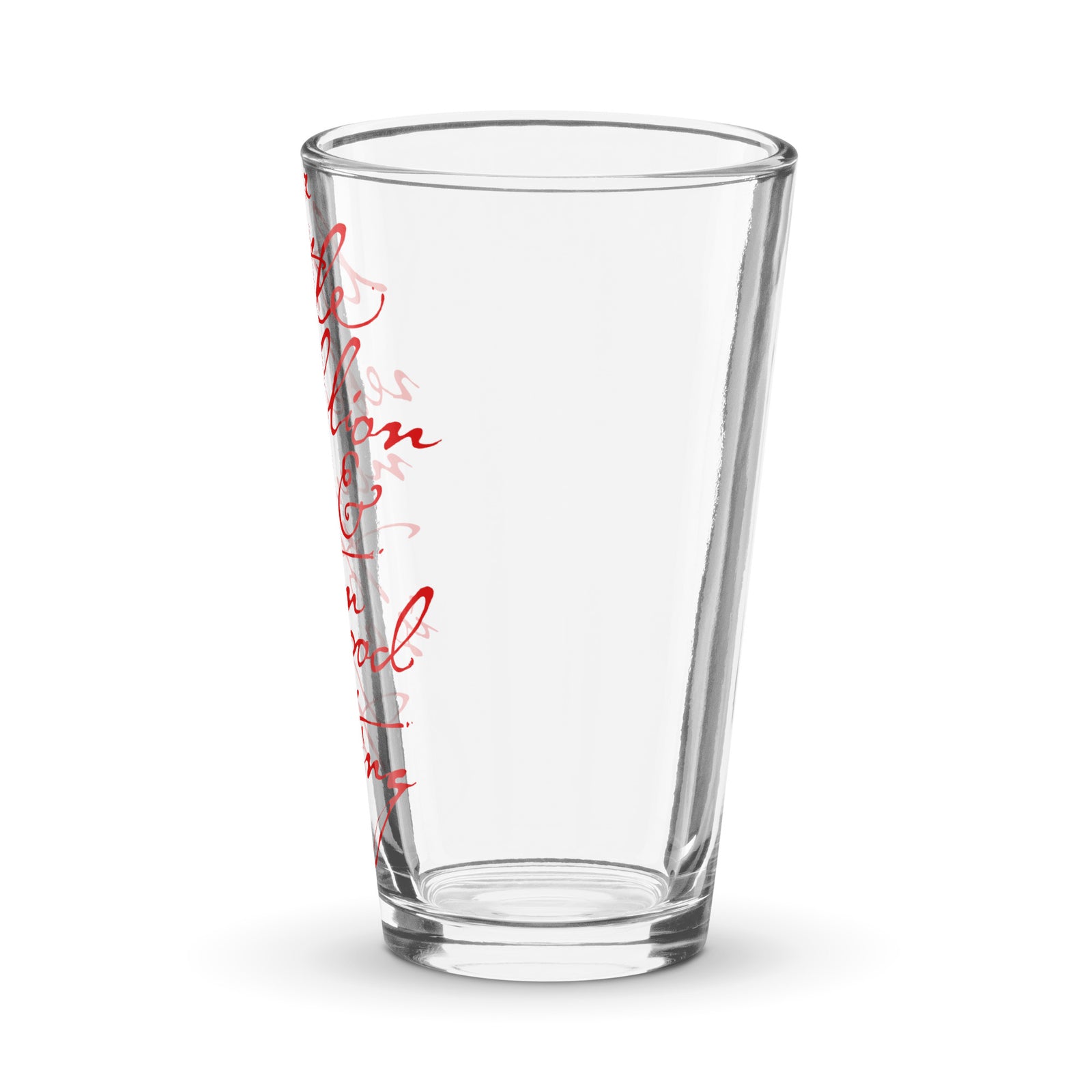 A Little Rebellion Now and Then is a Good Thing Jefferson Quote Shaker Pint Glass