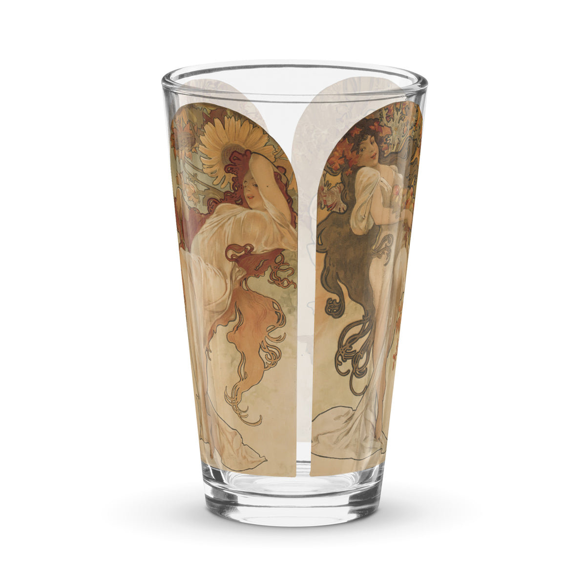 Alphonse Mucha &quot;The Seasons&quot; Pint Glass