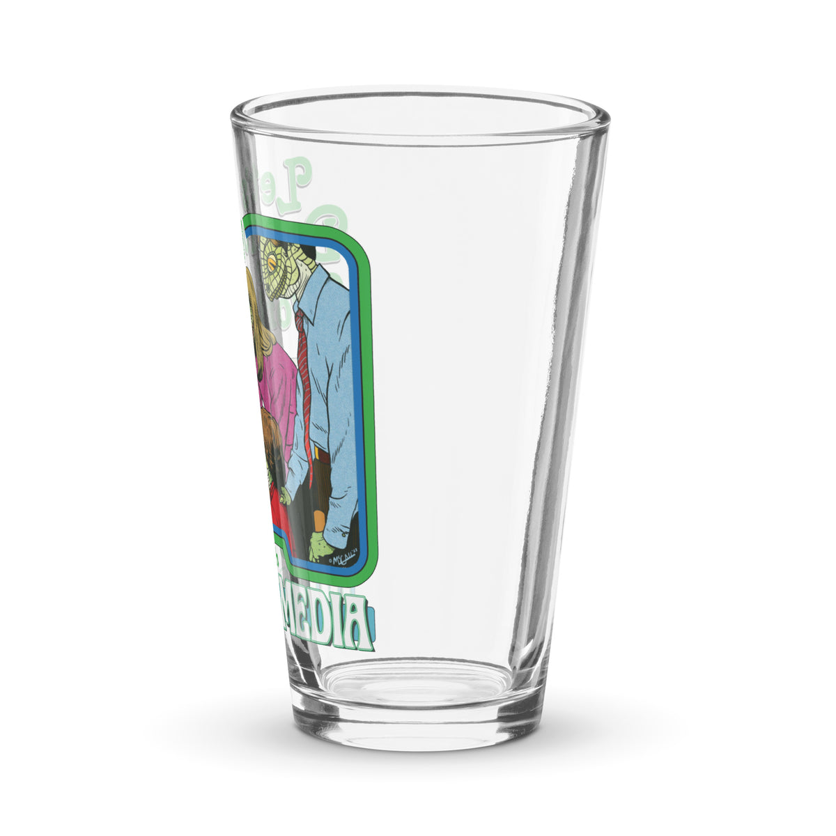Let&#39;s Destroy the World with Social Media Pint Glass