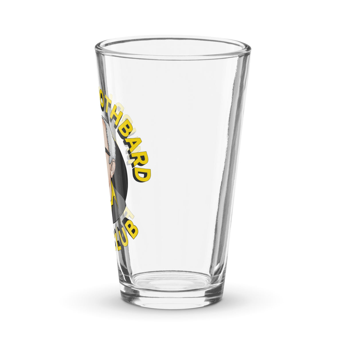 Murray Rothbard Fan Club Pint Glass