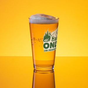 Only You Can Preserve the Right To Bear Arms Retro Smokey Pint Glass