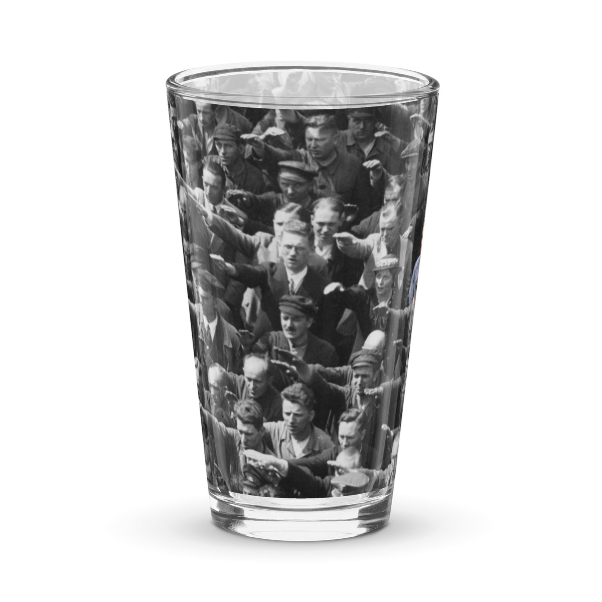 August Landmesser Courage Pint Glass