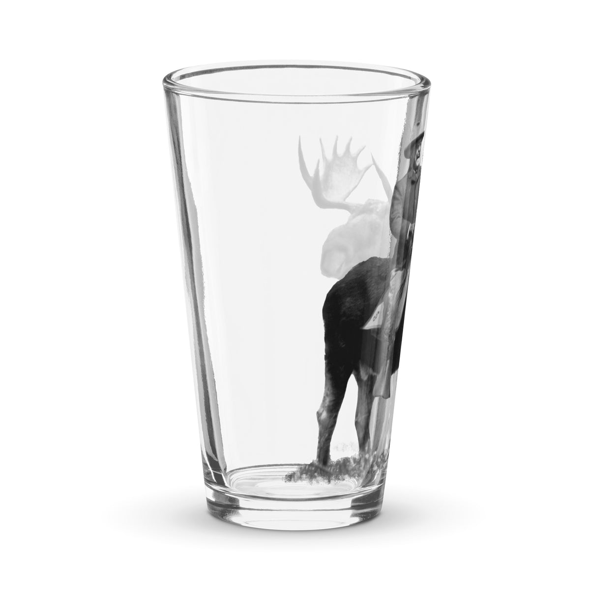 Teddy Roosevelt Bullmoose Pint Glass