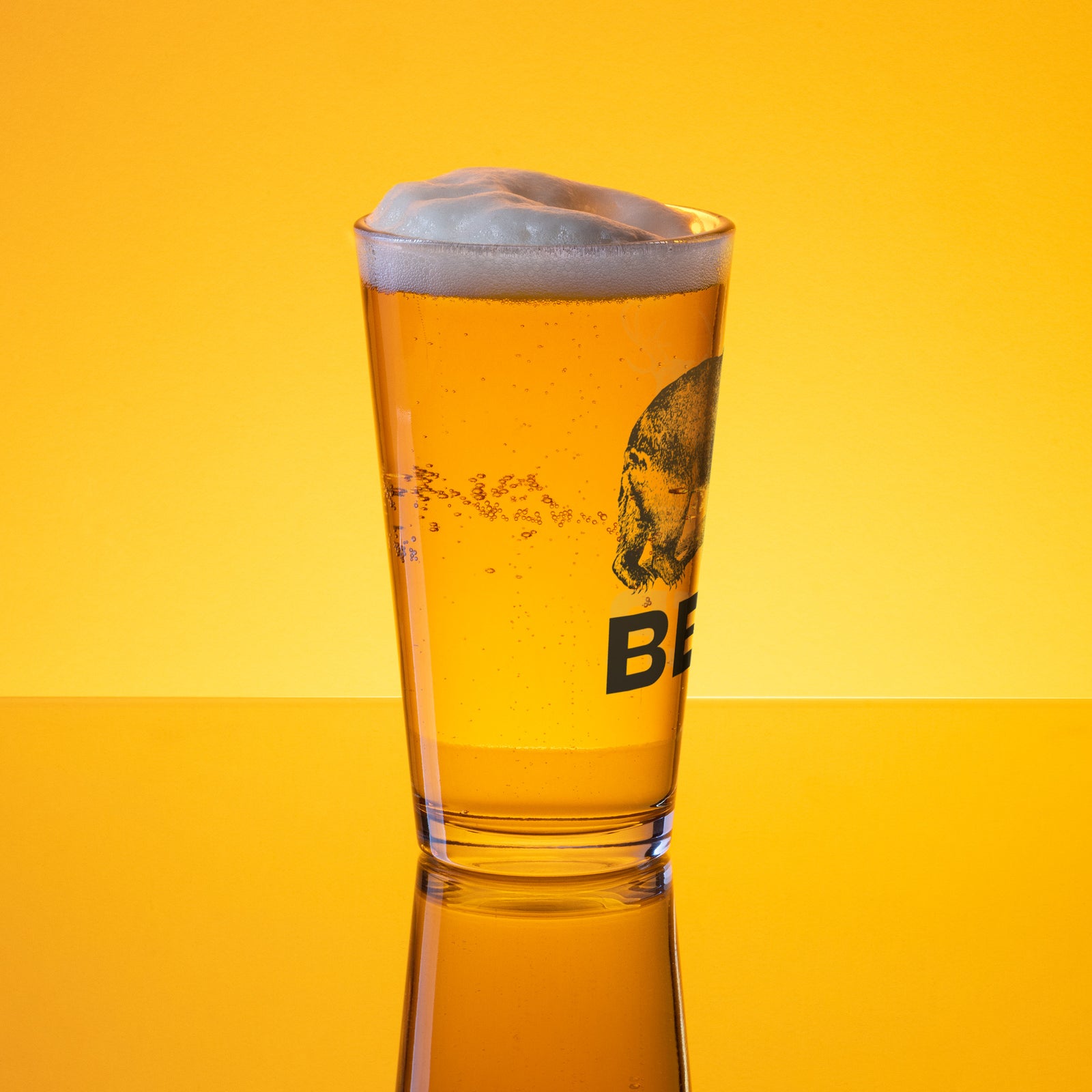 BEER Shaker Pint Glass
