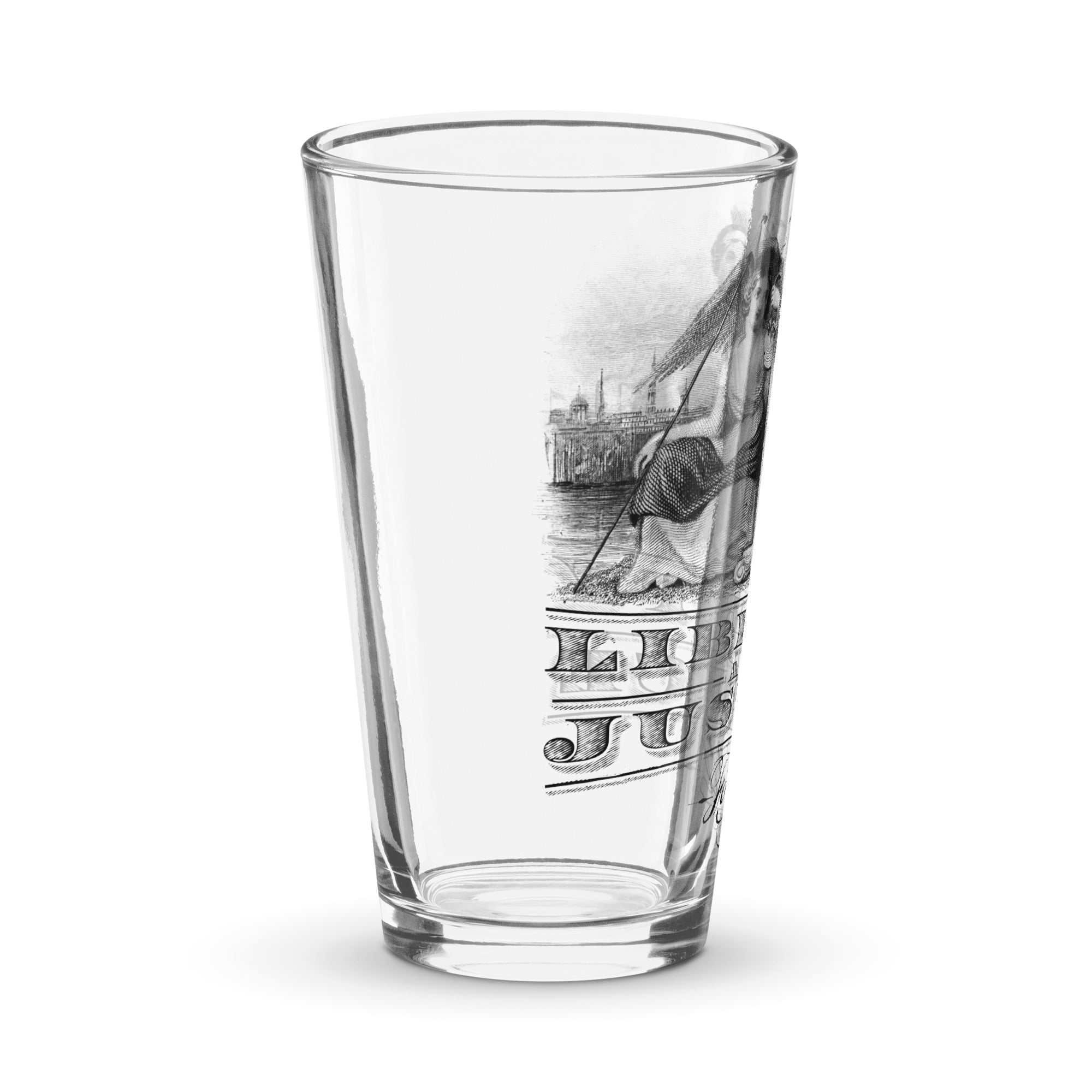Liberty and Justice for All Shaker Pint Glass