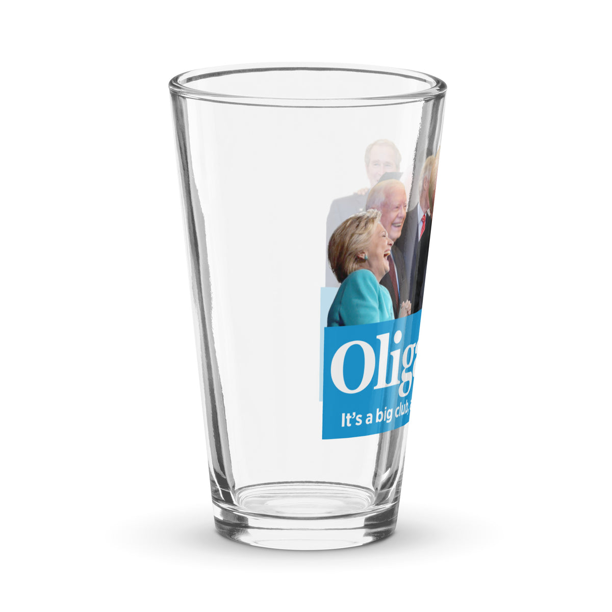 Oligarchy Big Club Shaker Pint Glass