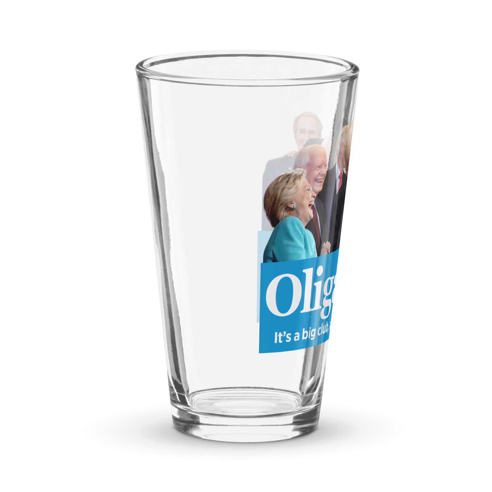 Oligarchy Big Club Shaker Pint Glass