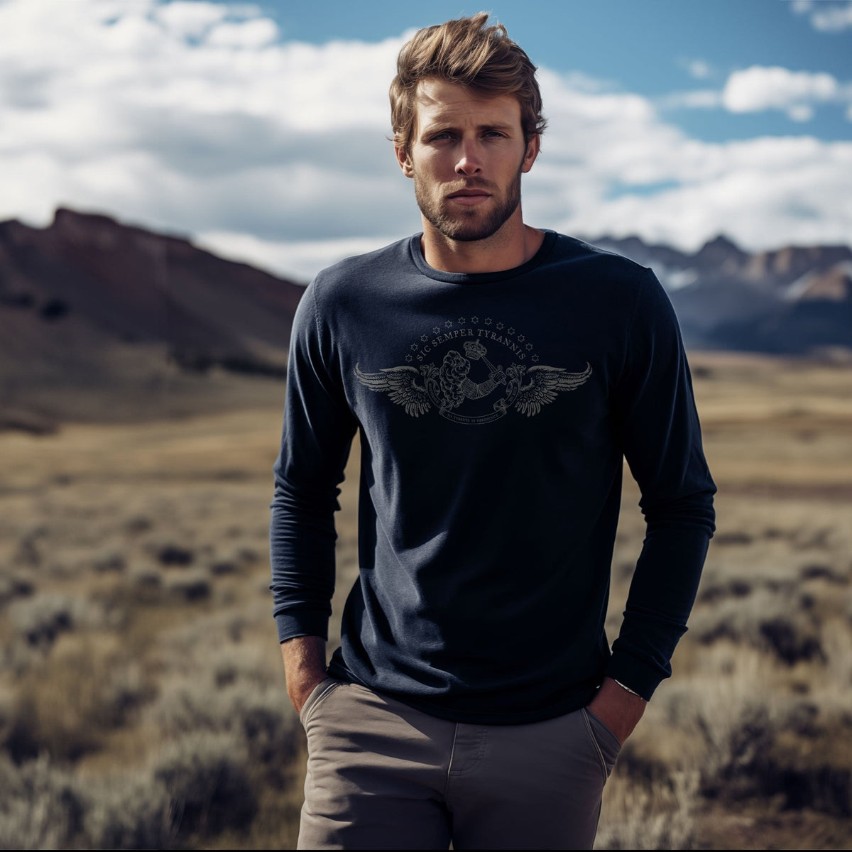 Sic Semper Tyrannis Obedience to God Long Sleeve Tee