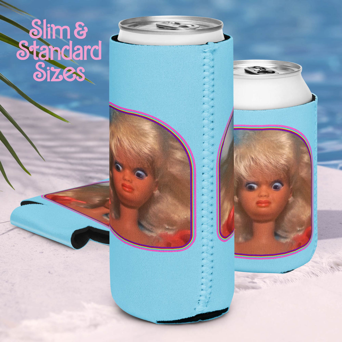 WTF Barbie Can Cooler