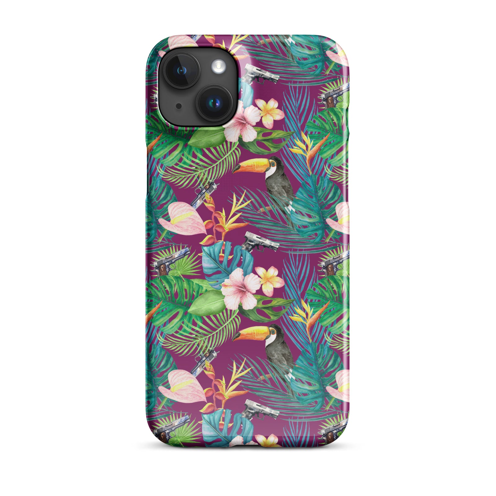 Hibiscus Bang Bang Hawaiian Snap case for iPhone®