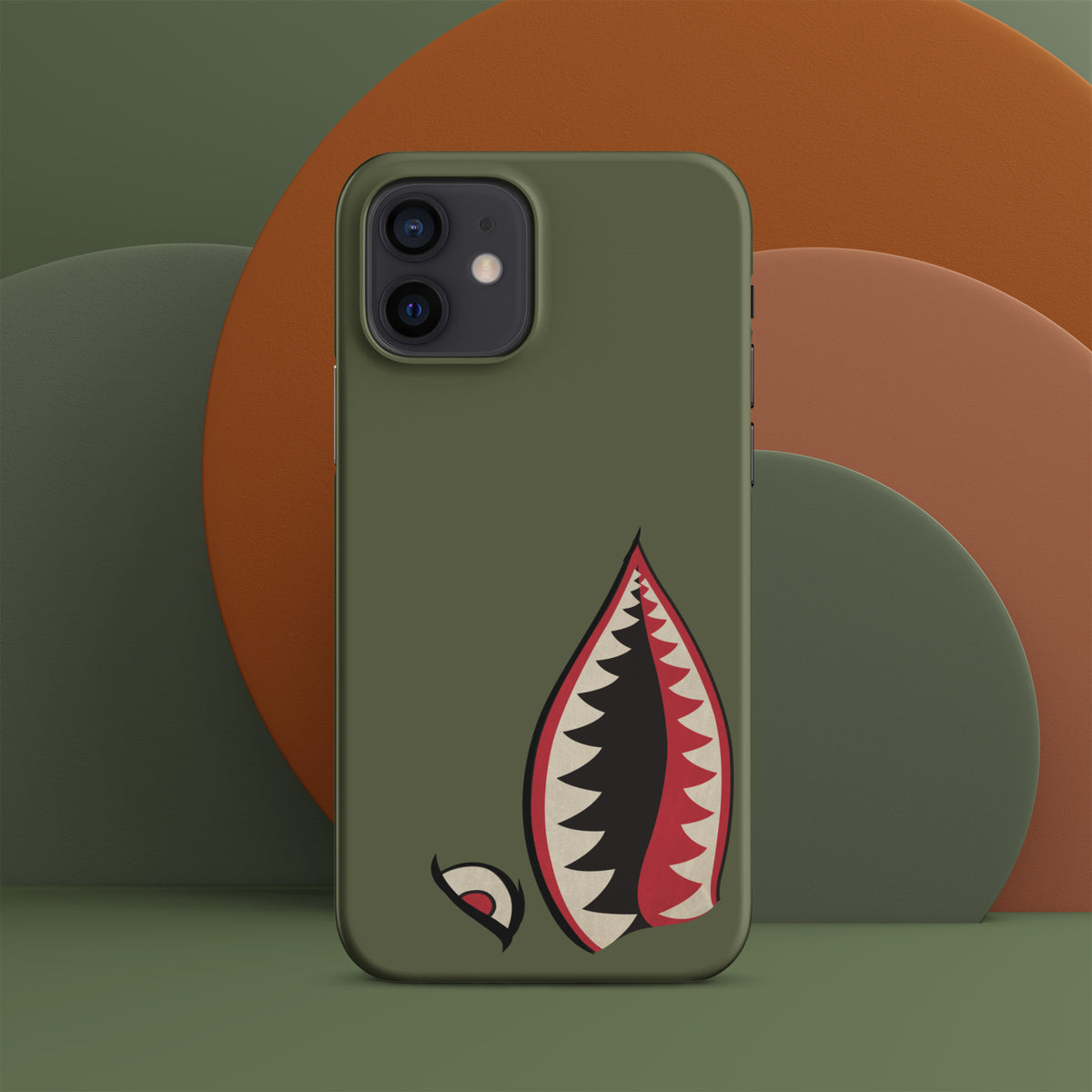 Shark Mouth Nose art Snap case for iPhone®