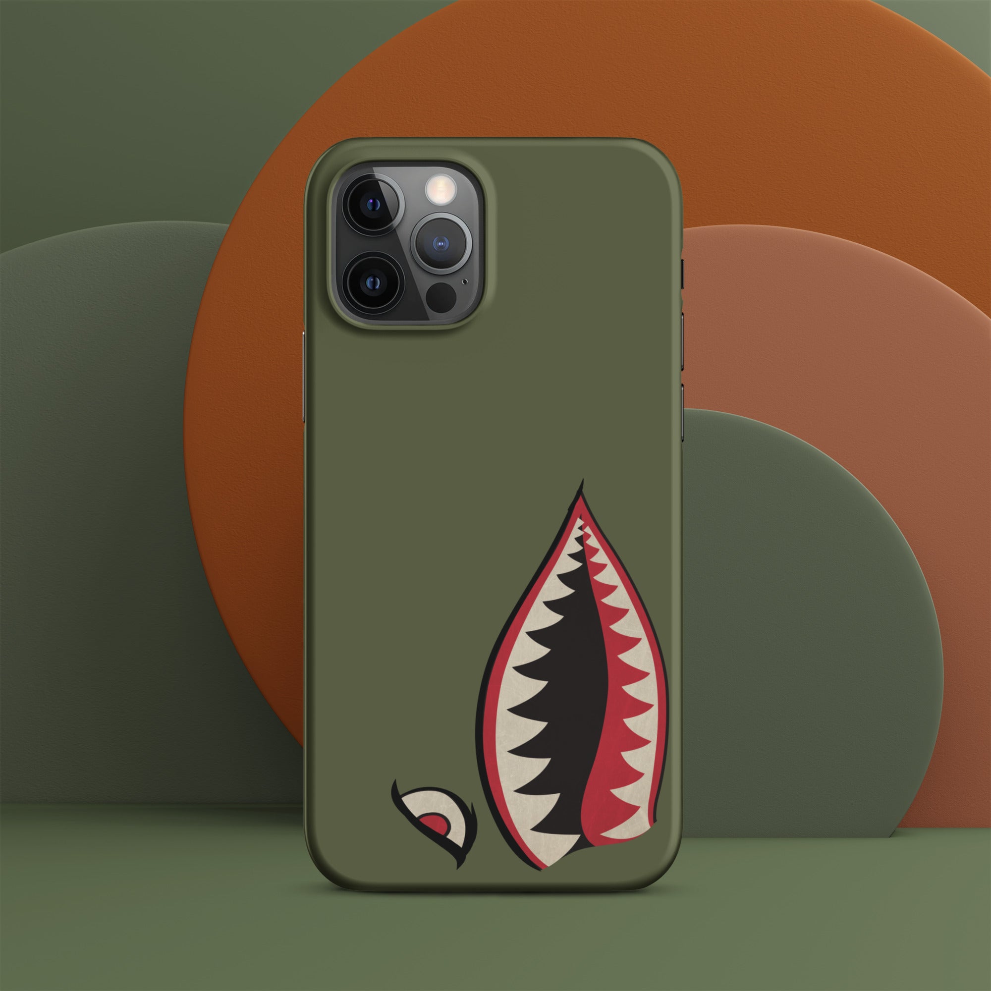 Shark Mouth Nose art Snap case for iPhone®