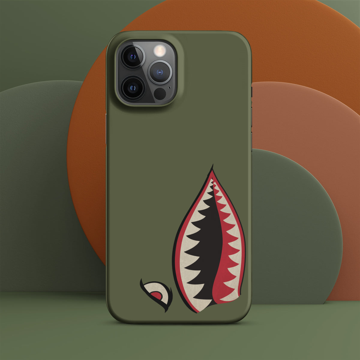 Shark Mouth Nose art Snap case for iPhone®