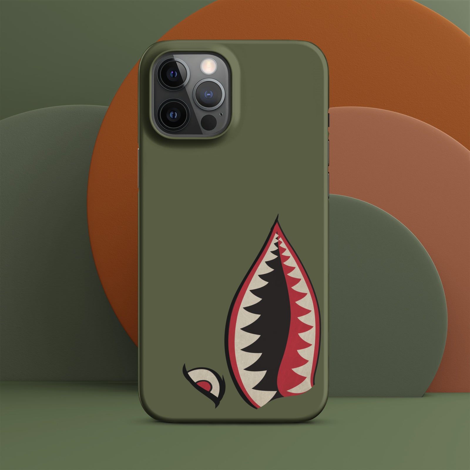 Shark Mouth Nose art Snap case for iPhone®