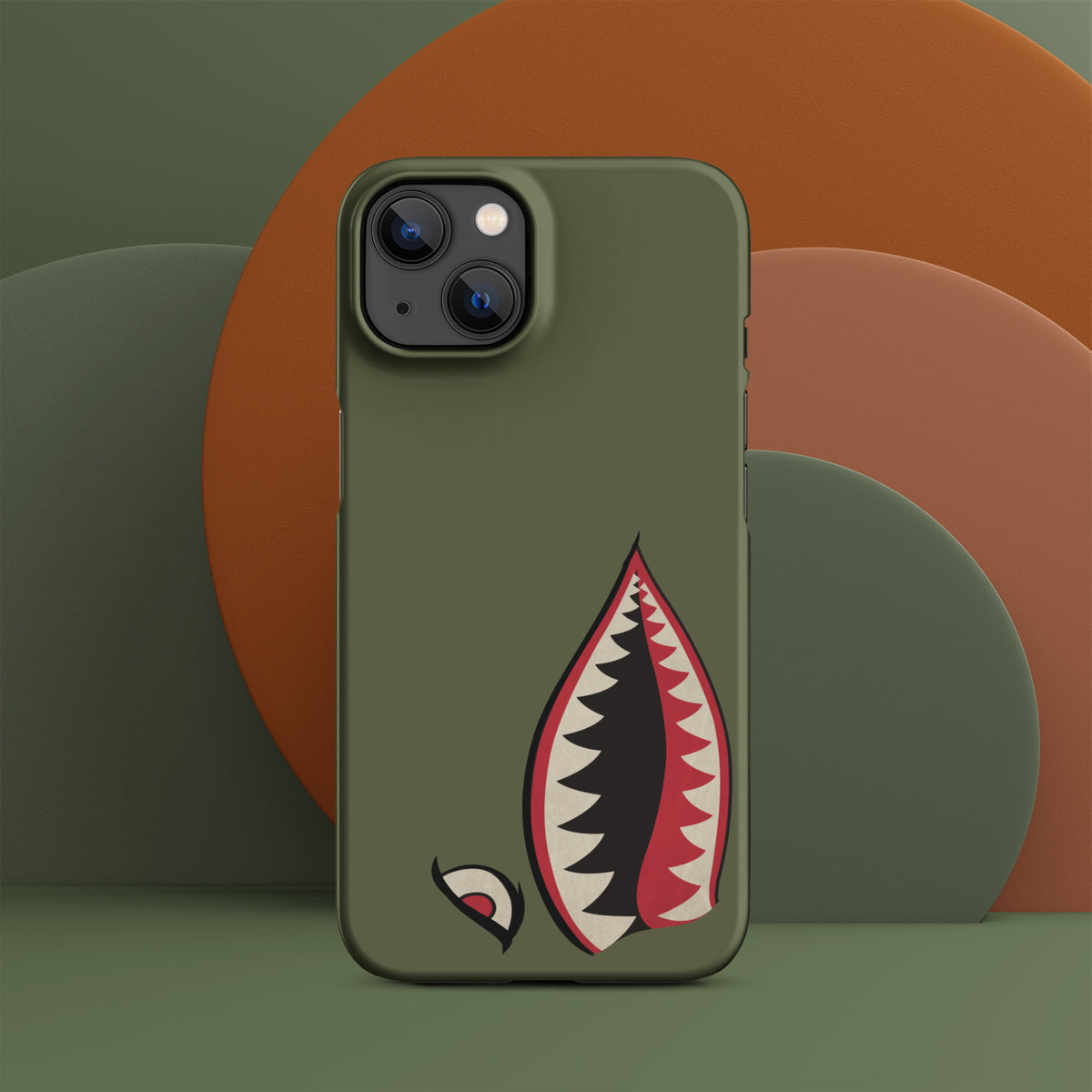 Shark Mouth Nose art Snap case for iPhone®