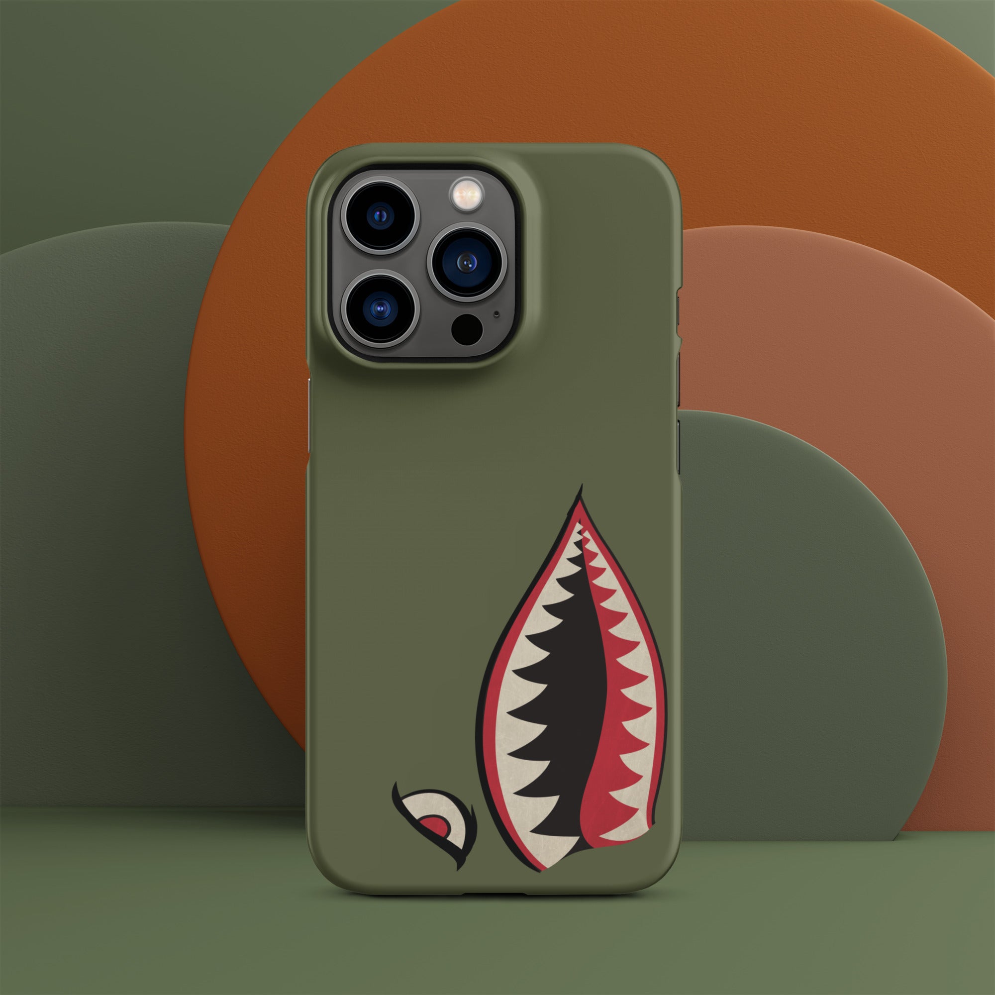 Shark Mouth Nose art Snap case for iPhone®