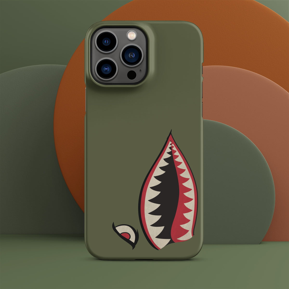 Shark Mouth Nose art Snap case for iPhone®