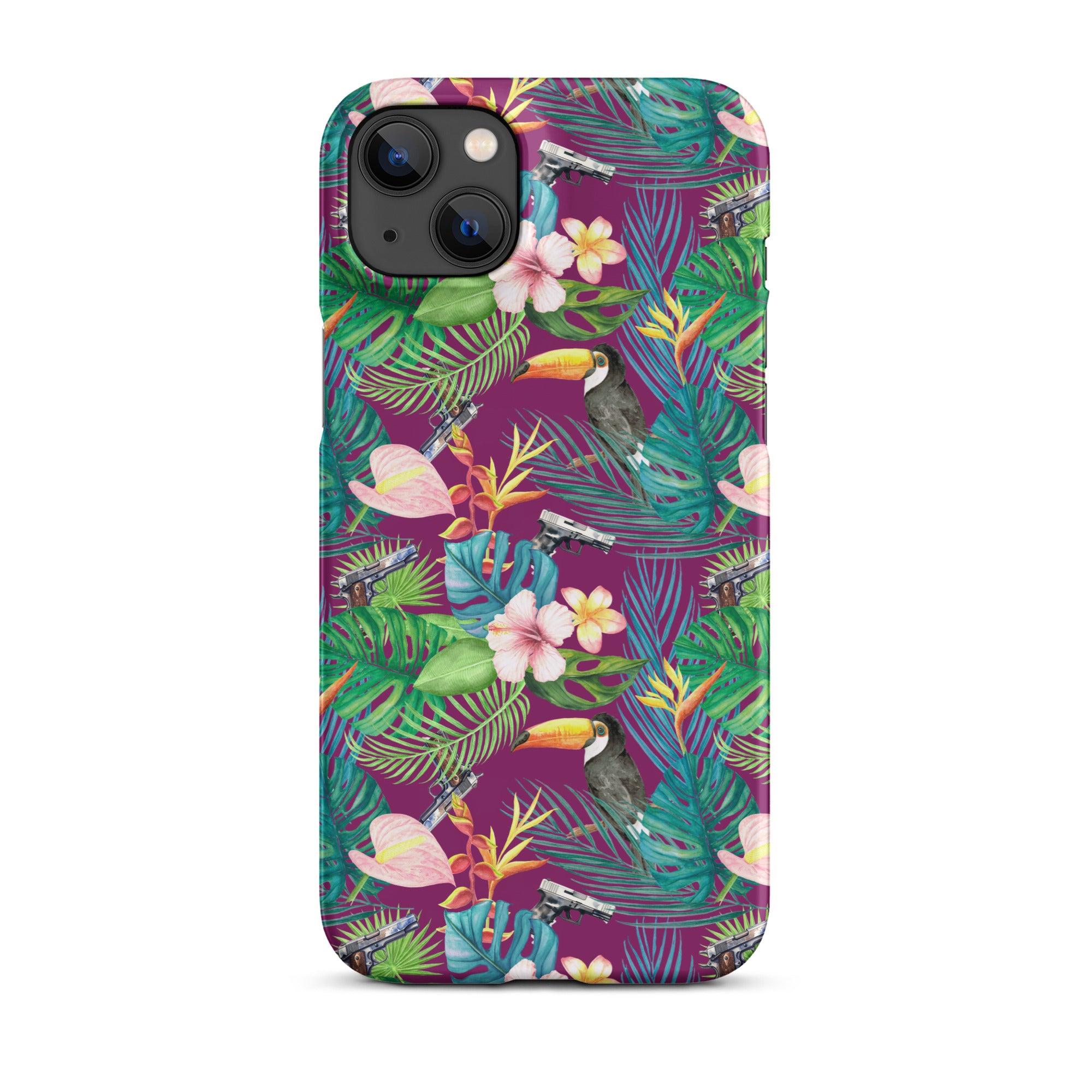 Hibiscus Bang Bang Hawaiian Snap case for iPhone®