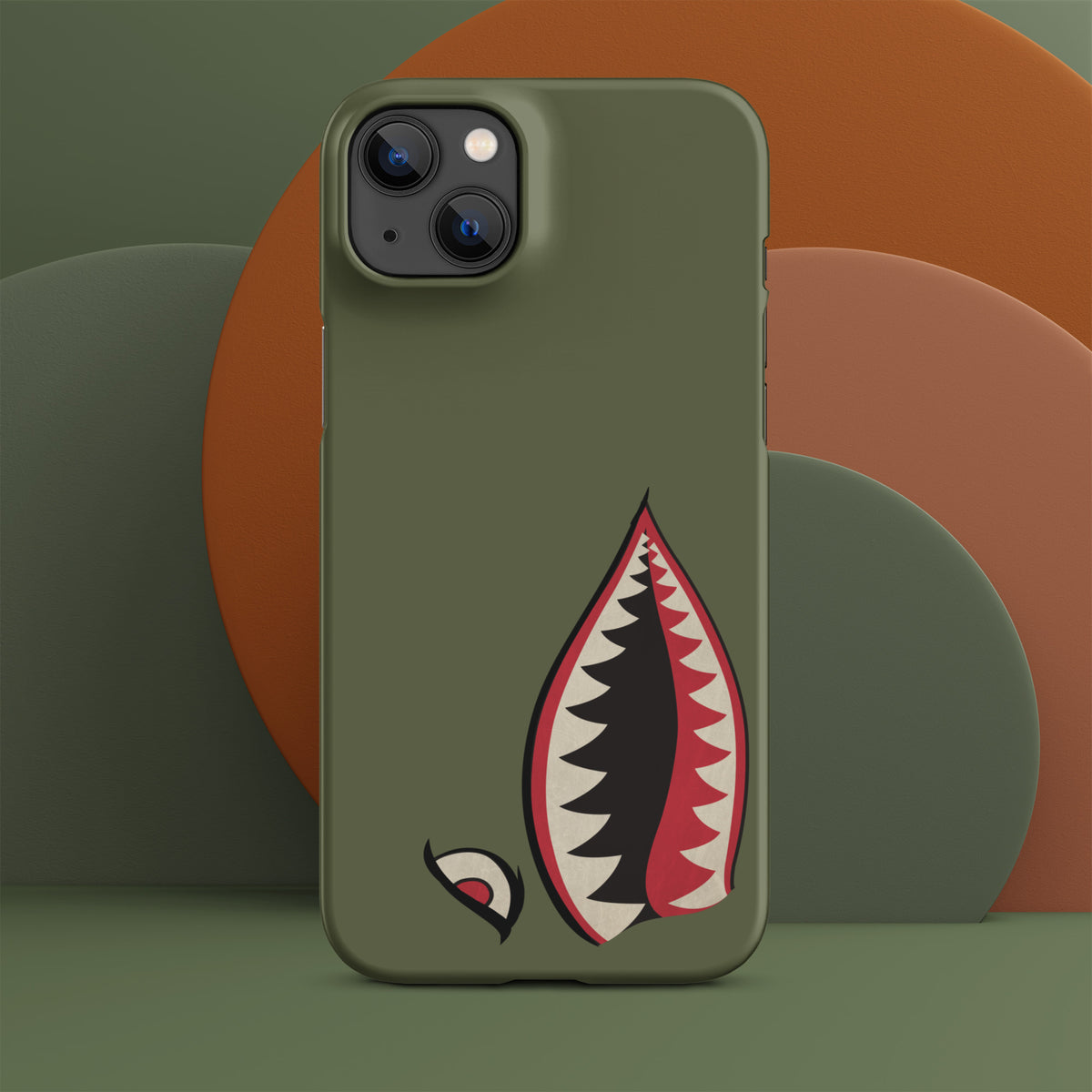 Shark Mouth Nose art Snap case for iPhone®