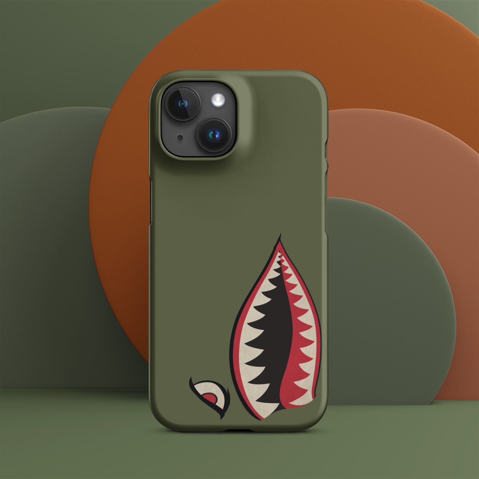 Shark Mouth Nose art Snap case for iPhone®
