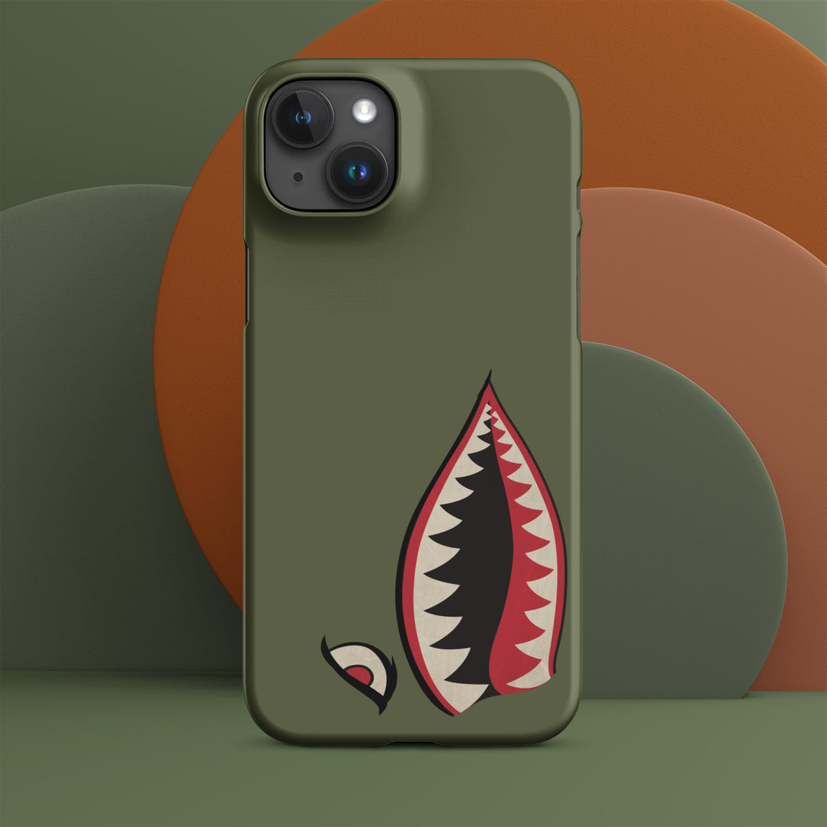 Shark Mouth Nose art Snap case for iPhone®