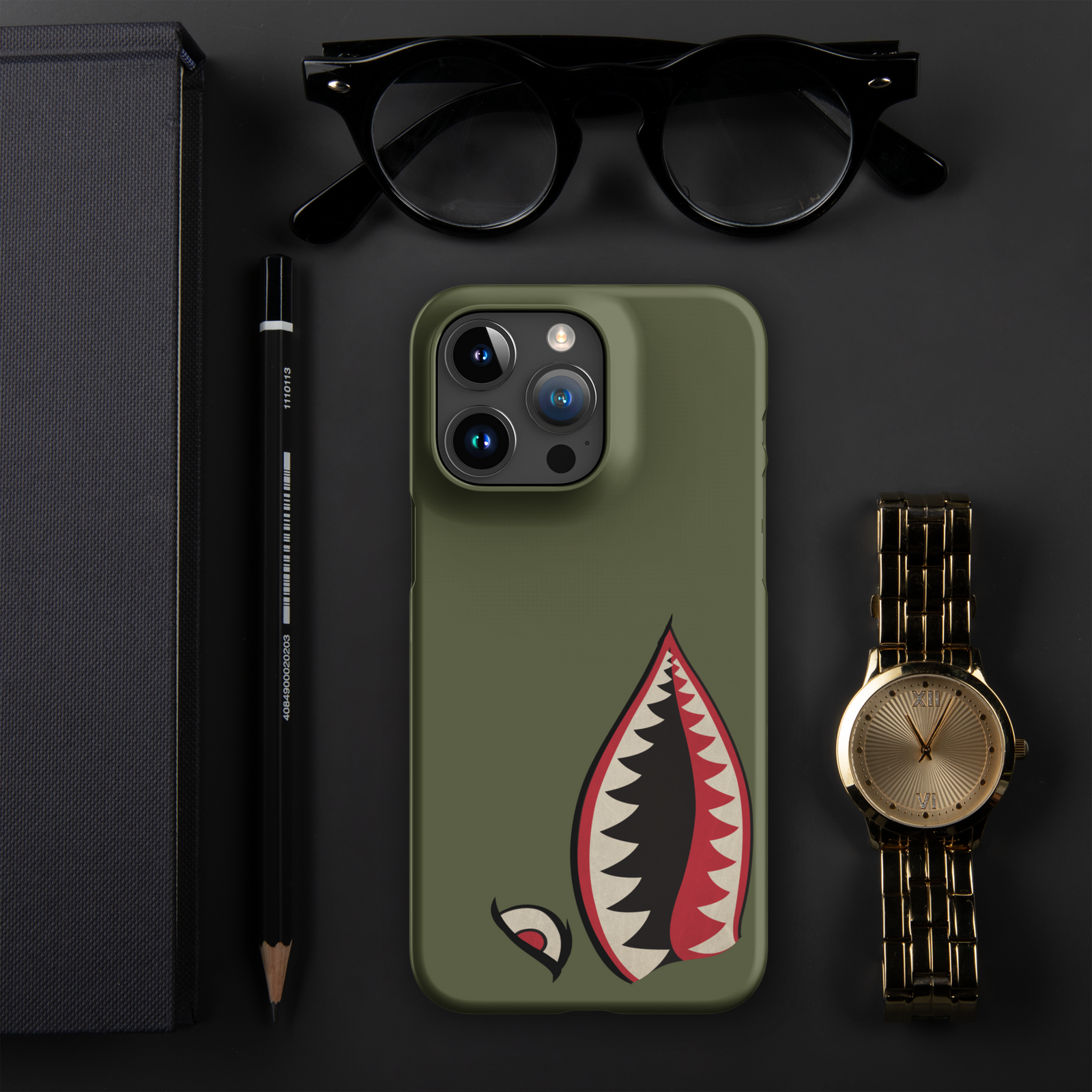 Shark Mouth Nose art Snap case for iPhone®