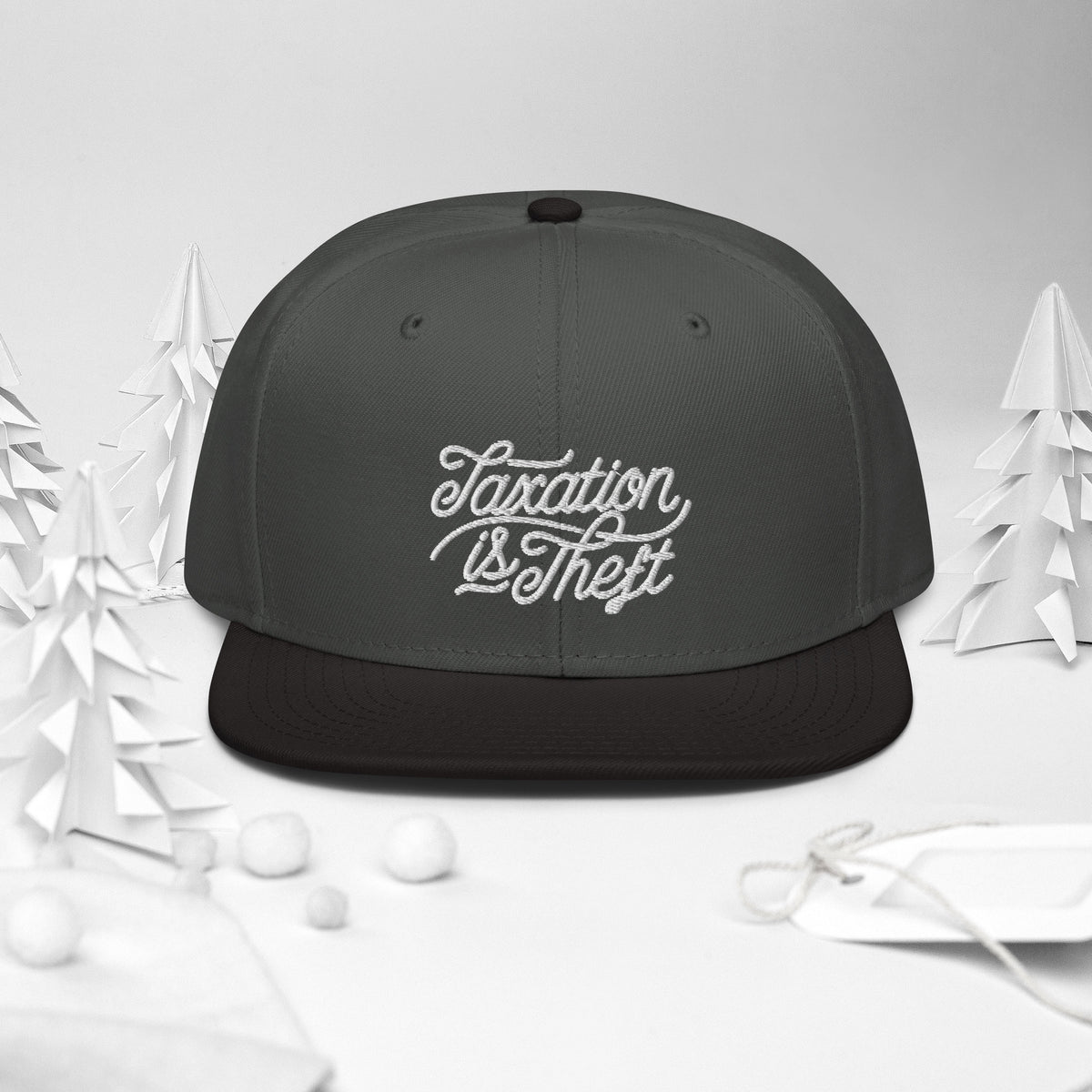 Taxation Is Theft Wool Blend Snapback