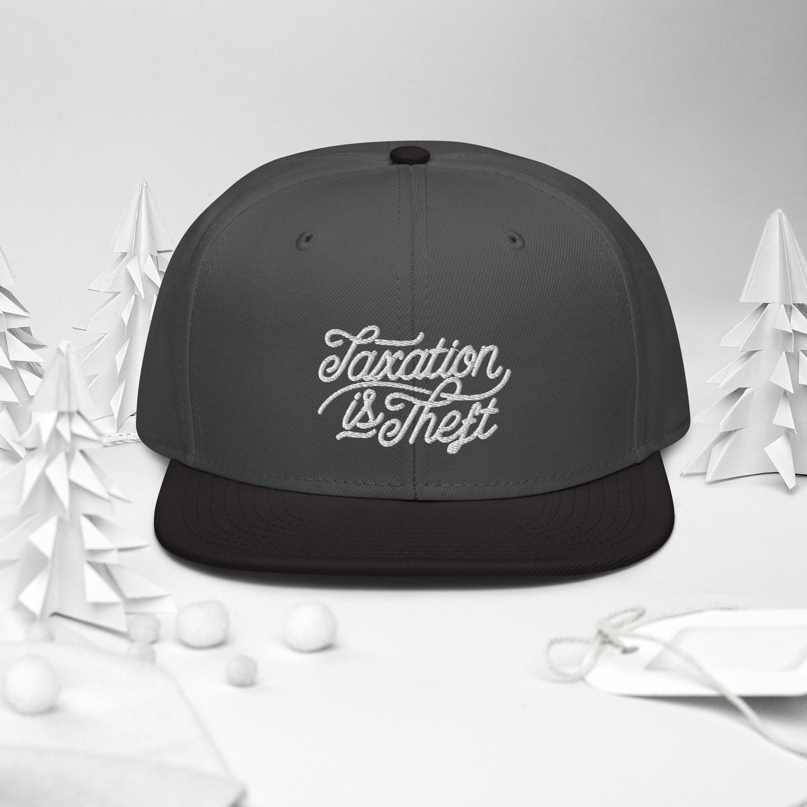 Taxation Is Theft Wool Blend Snapback