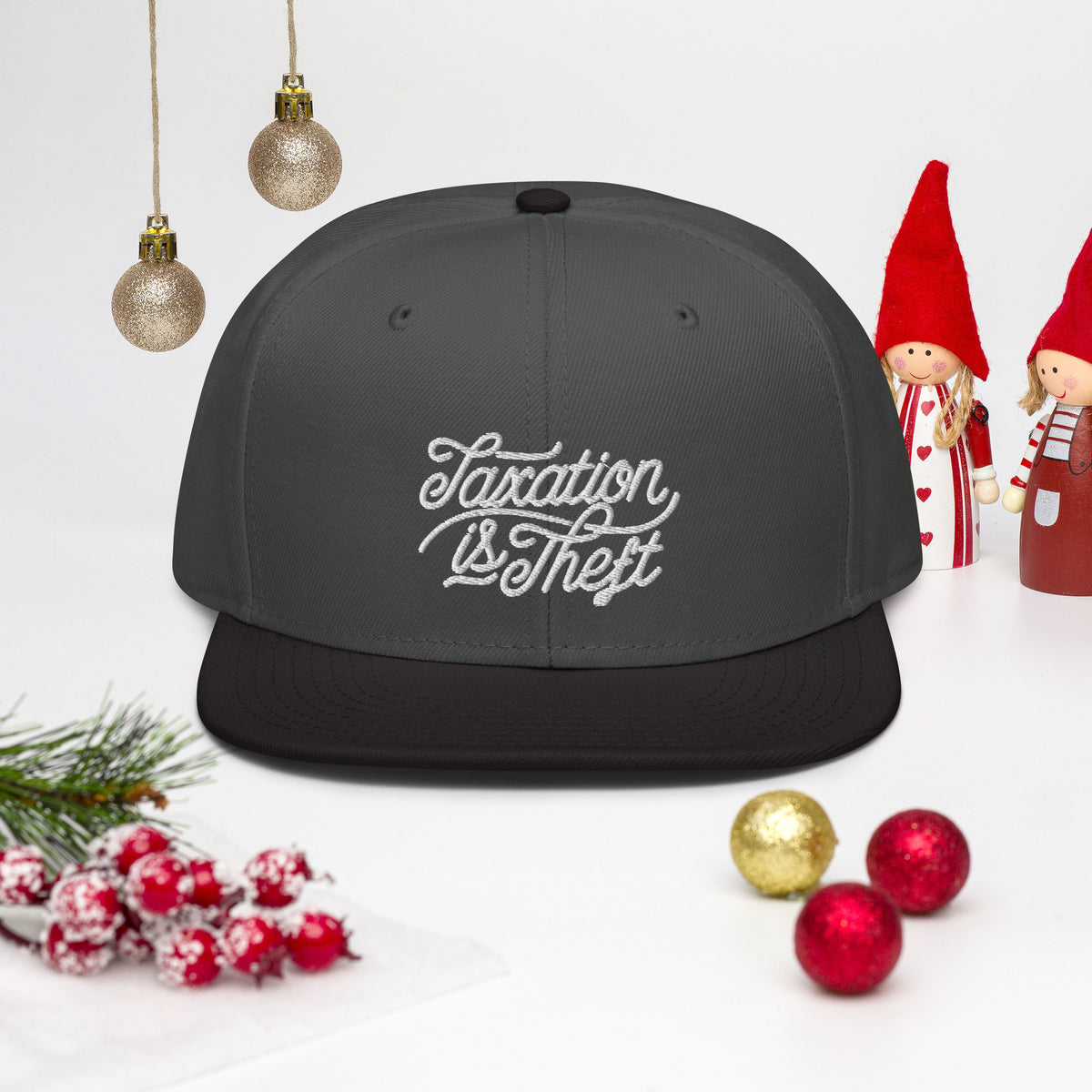 Taxation Is Theft Wool Blend Snapback