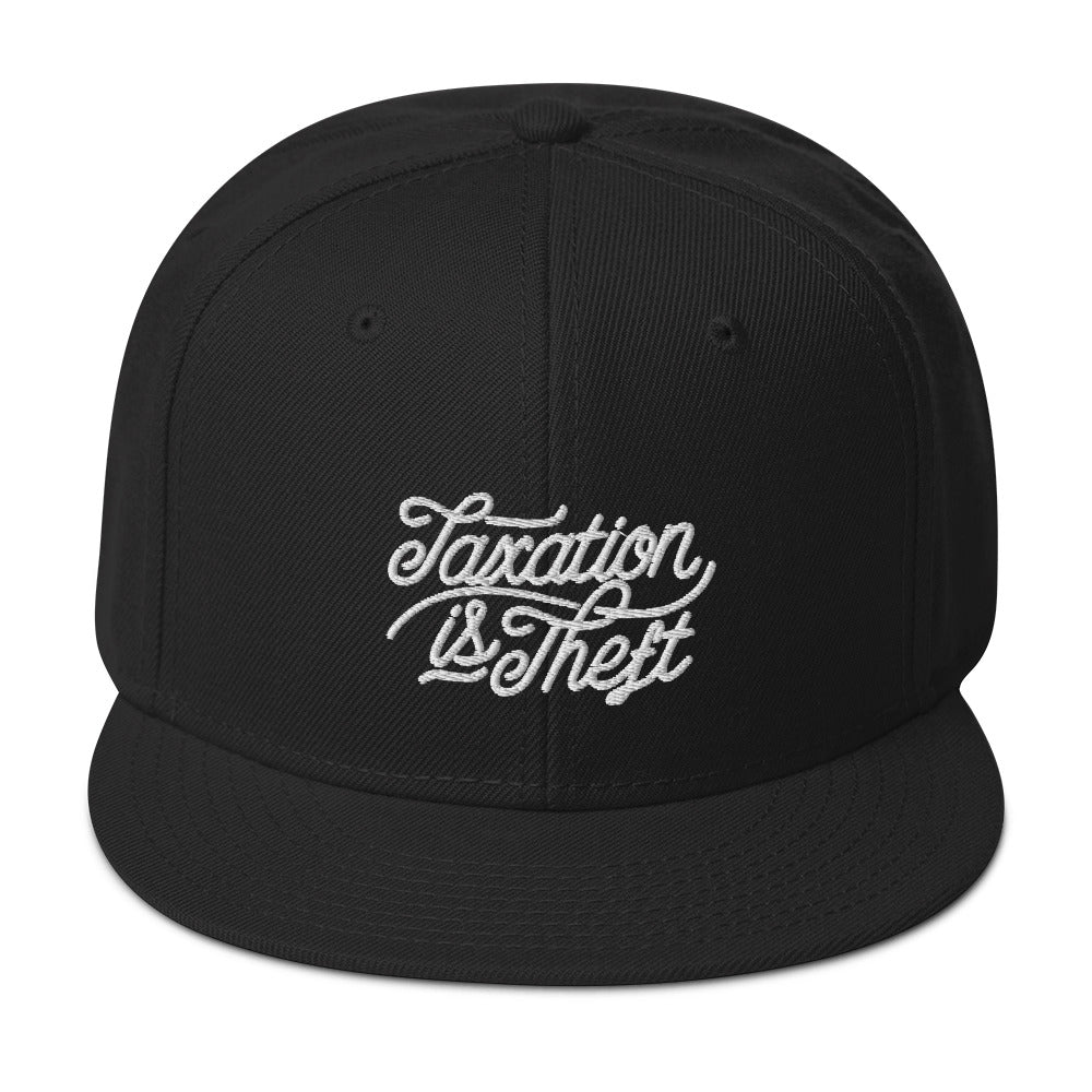 Taxation Is Theft Wool Blend Snapback