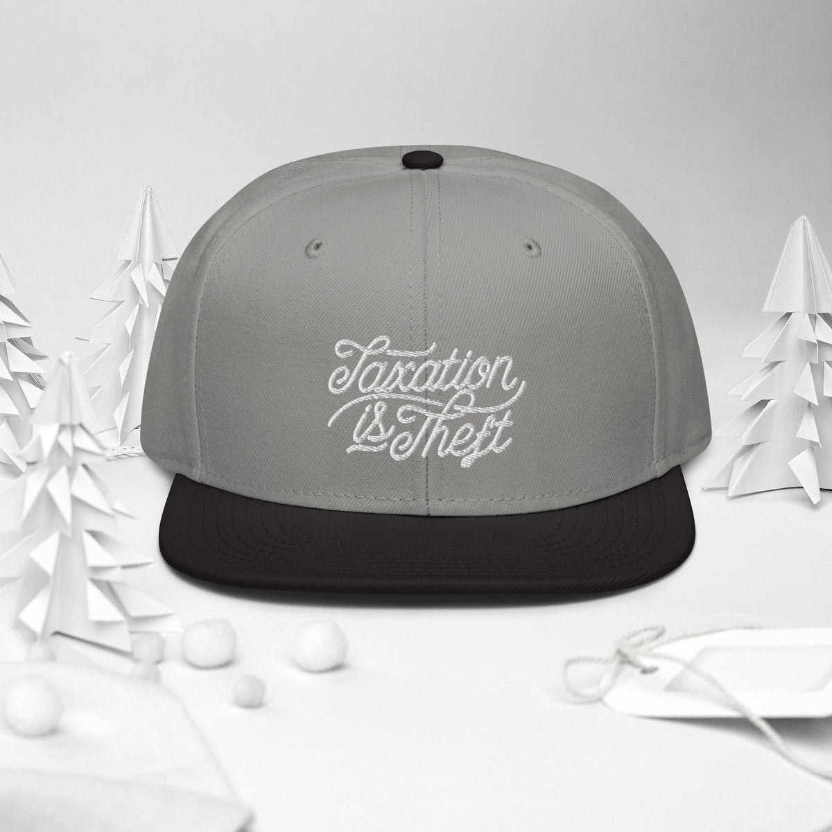 Taxation Is Theft Wool Blend Snapback