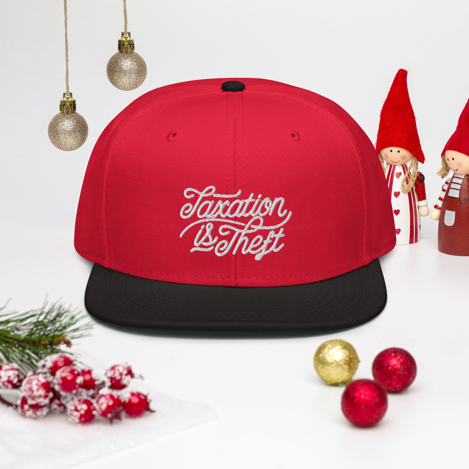 Taxation Is Theft Wool Blend Snapback