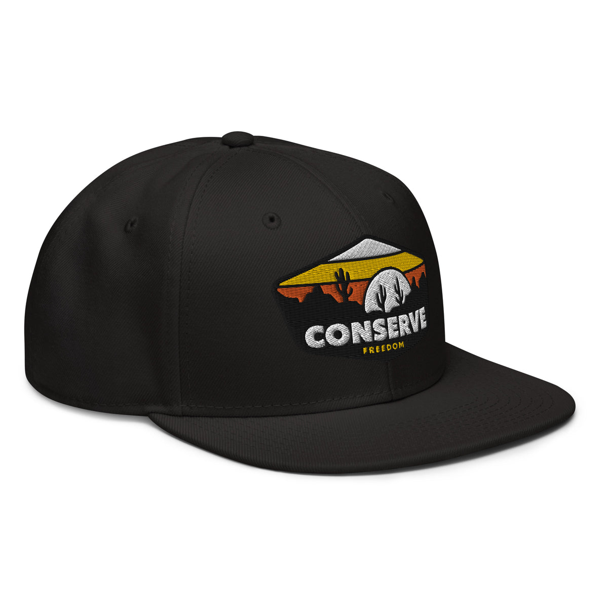 Conserve Freedom Retro Snapback Hat