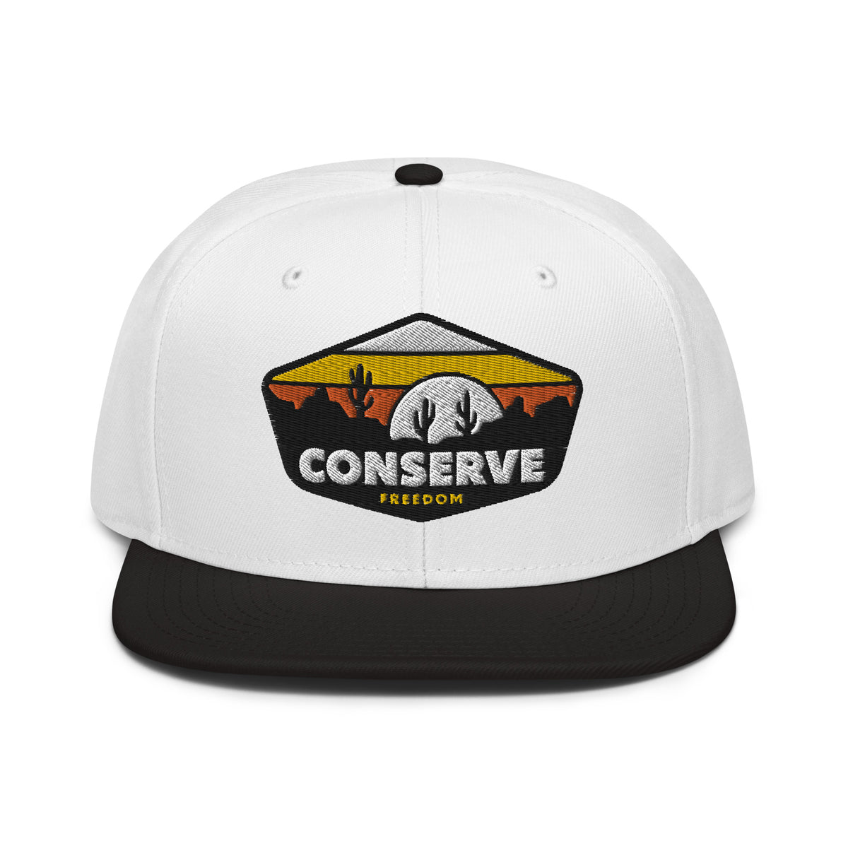 Conserve Freedom Retro Snapback Hat