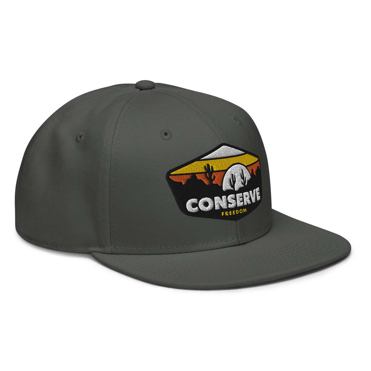 Conserve Freedom Retro Snapback Hat