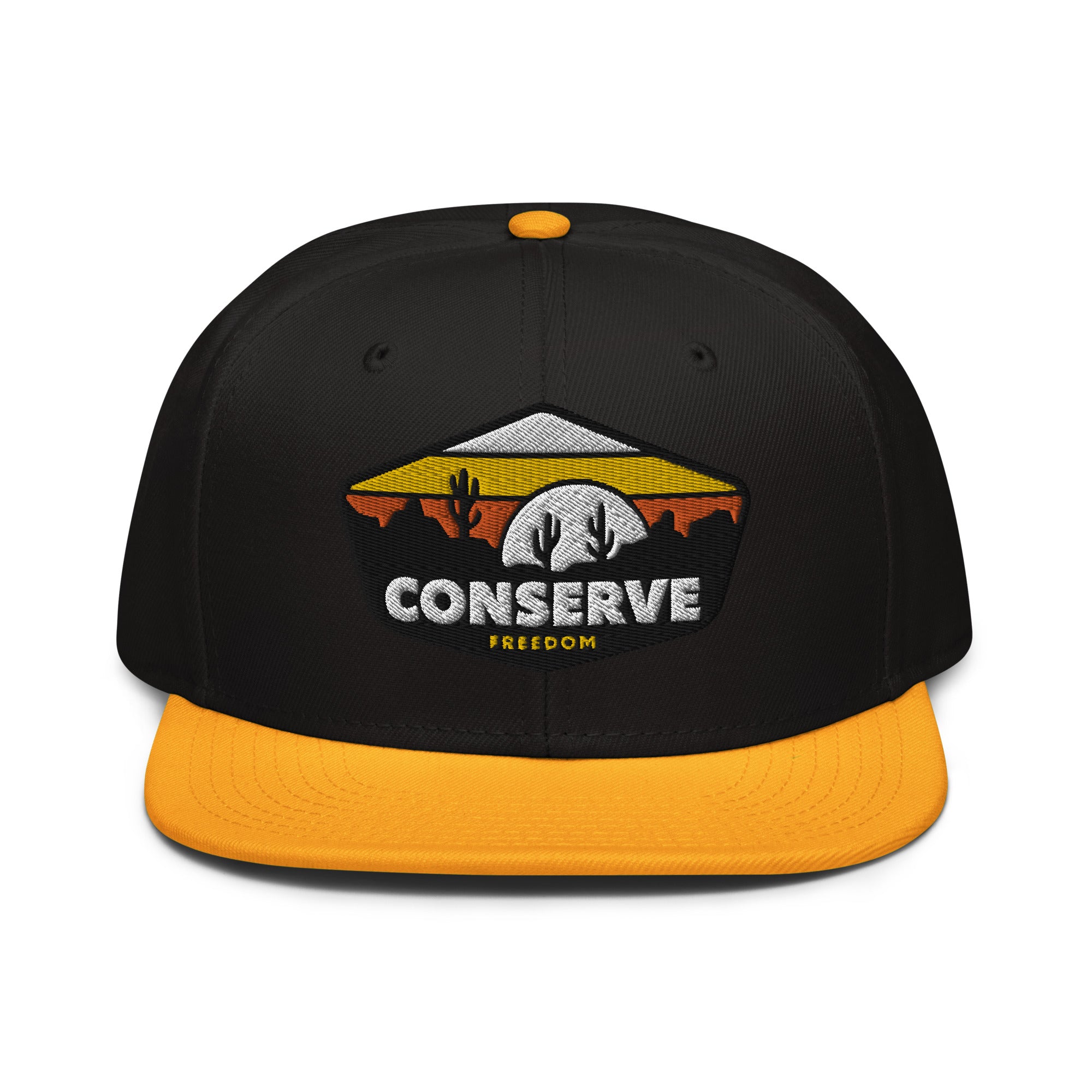 Conserve Freedom Retro Snapback Hat