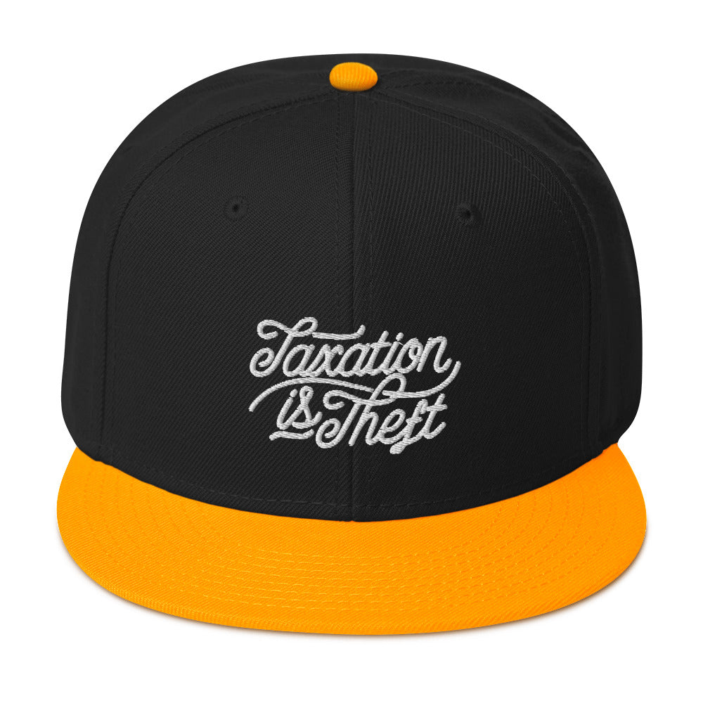 Taxation Is Theft Wool Blend Snapback