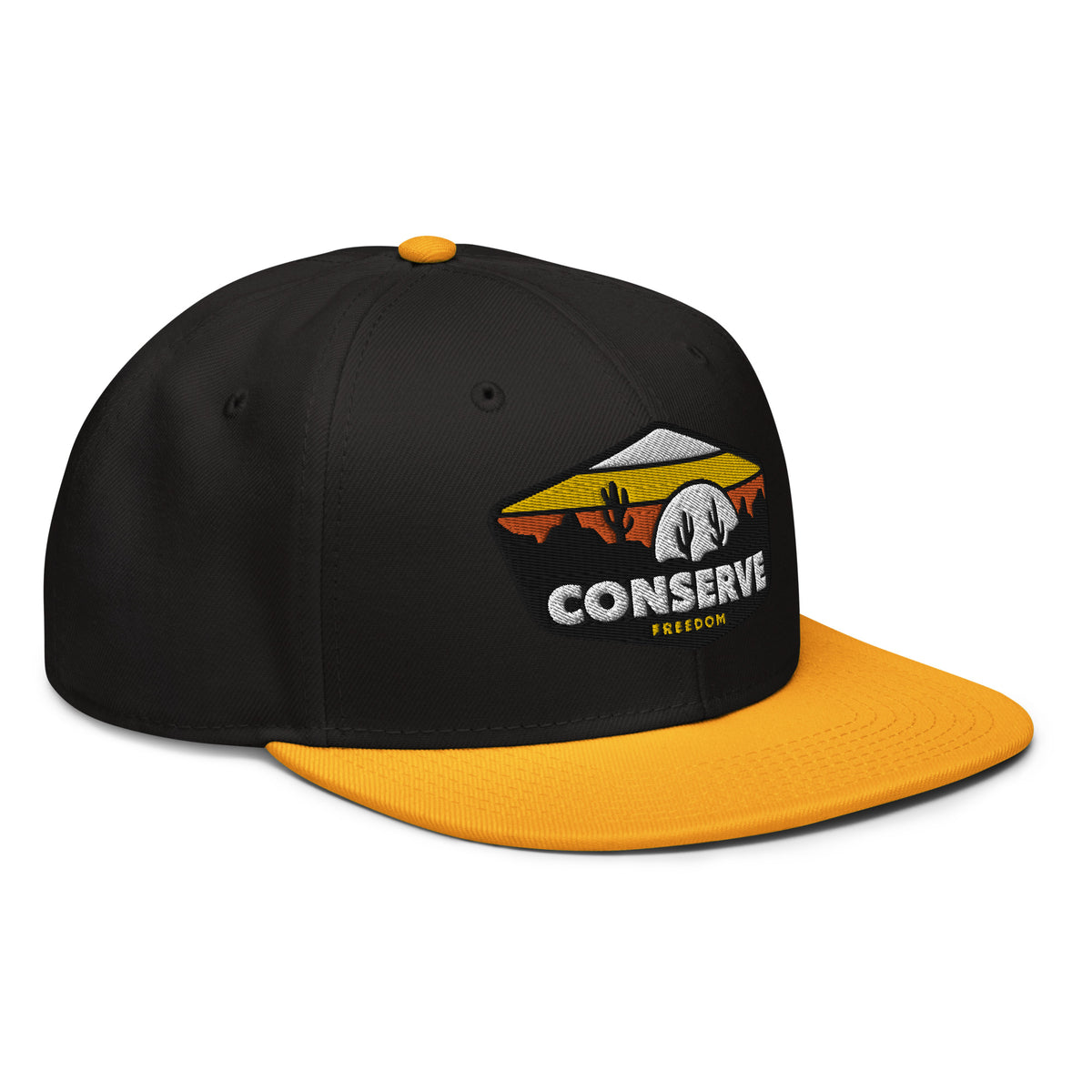 Conserve Freedom Retro Snapback Hat