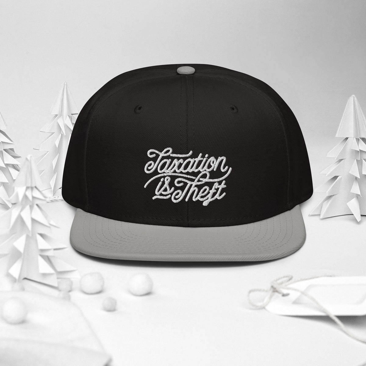 Taxation Is Theft Wool Blend Snapback