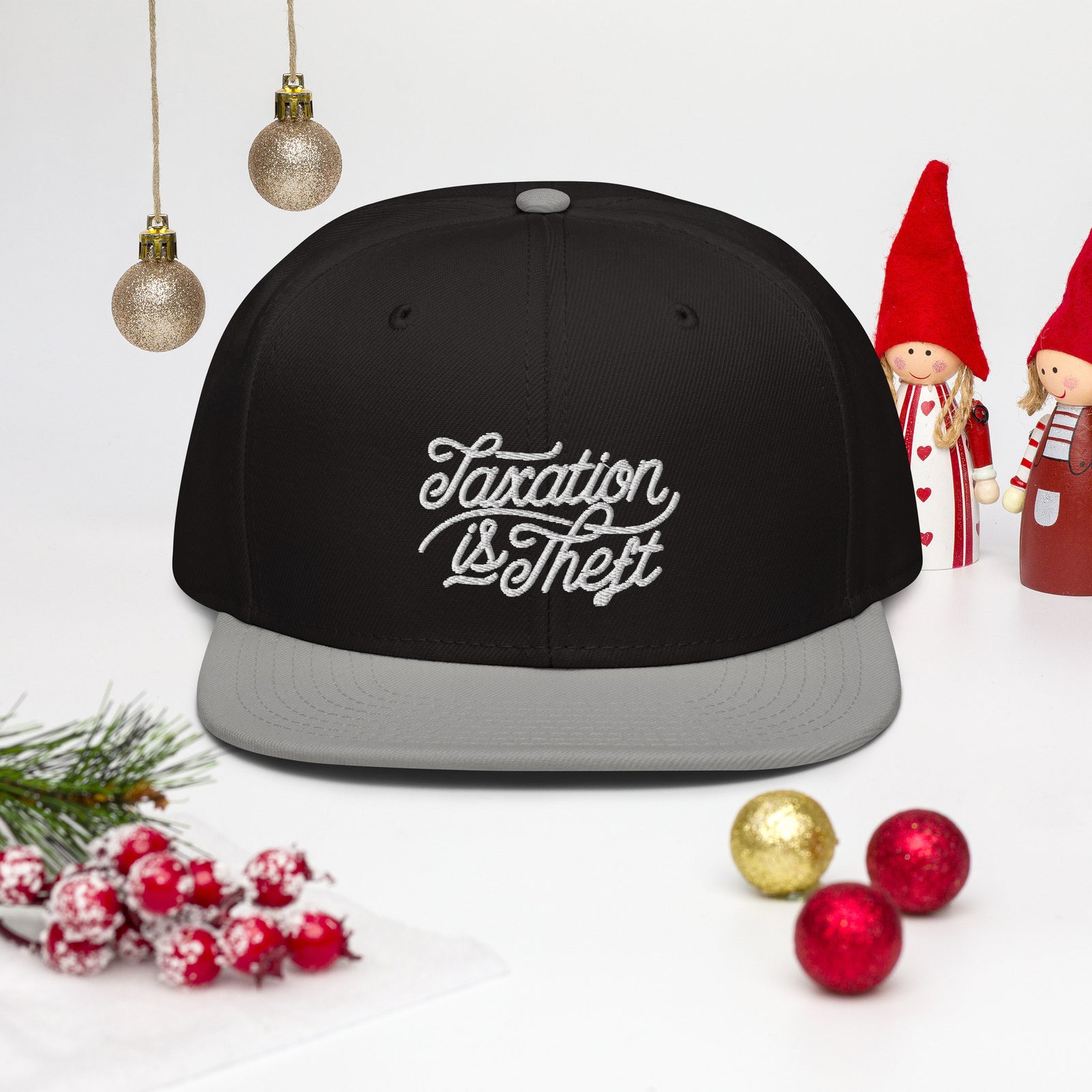 Taxation Is Theft Wool Blend Snapback