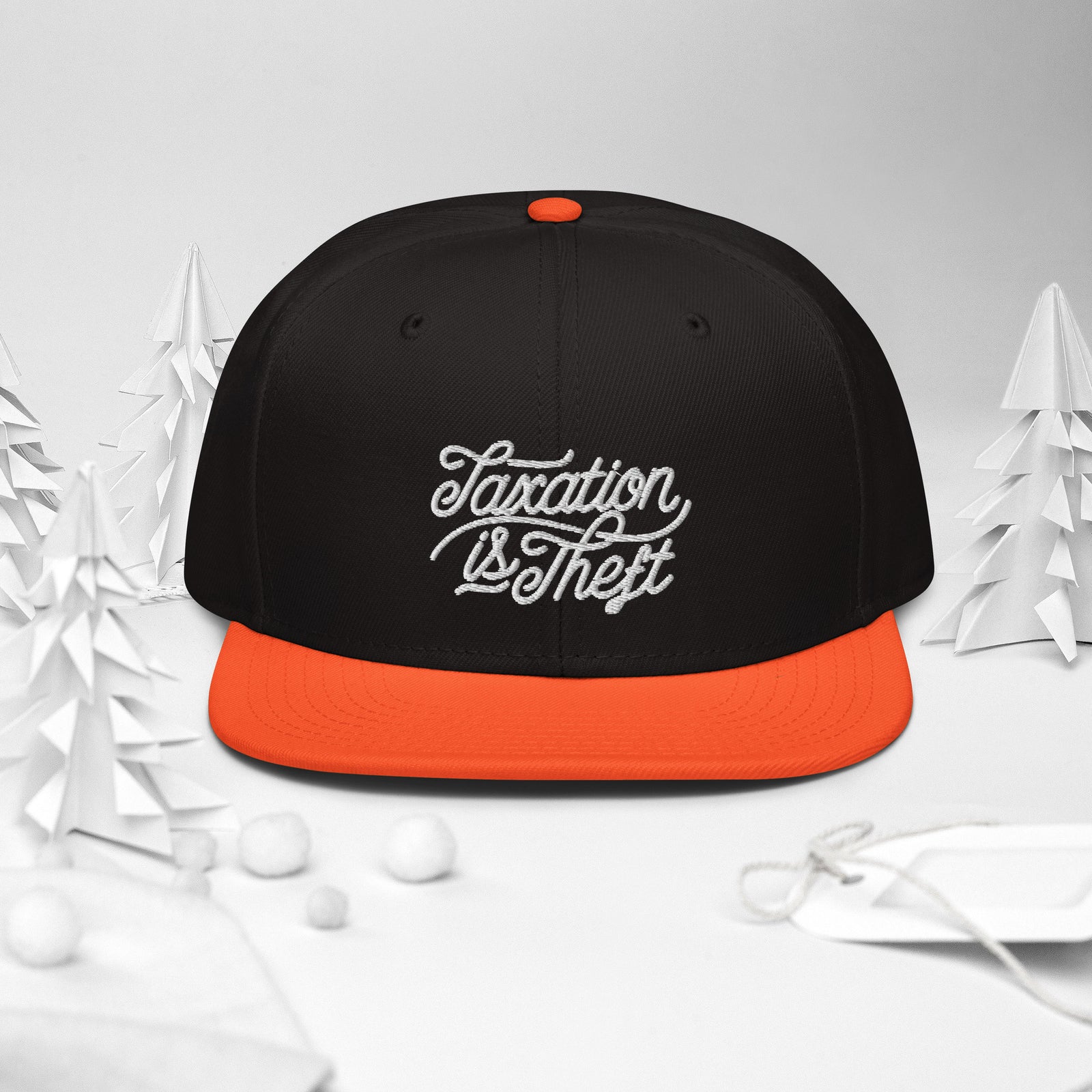 Taxation Is Theft Wool Blend Snapback