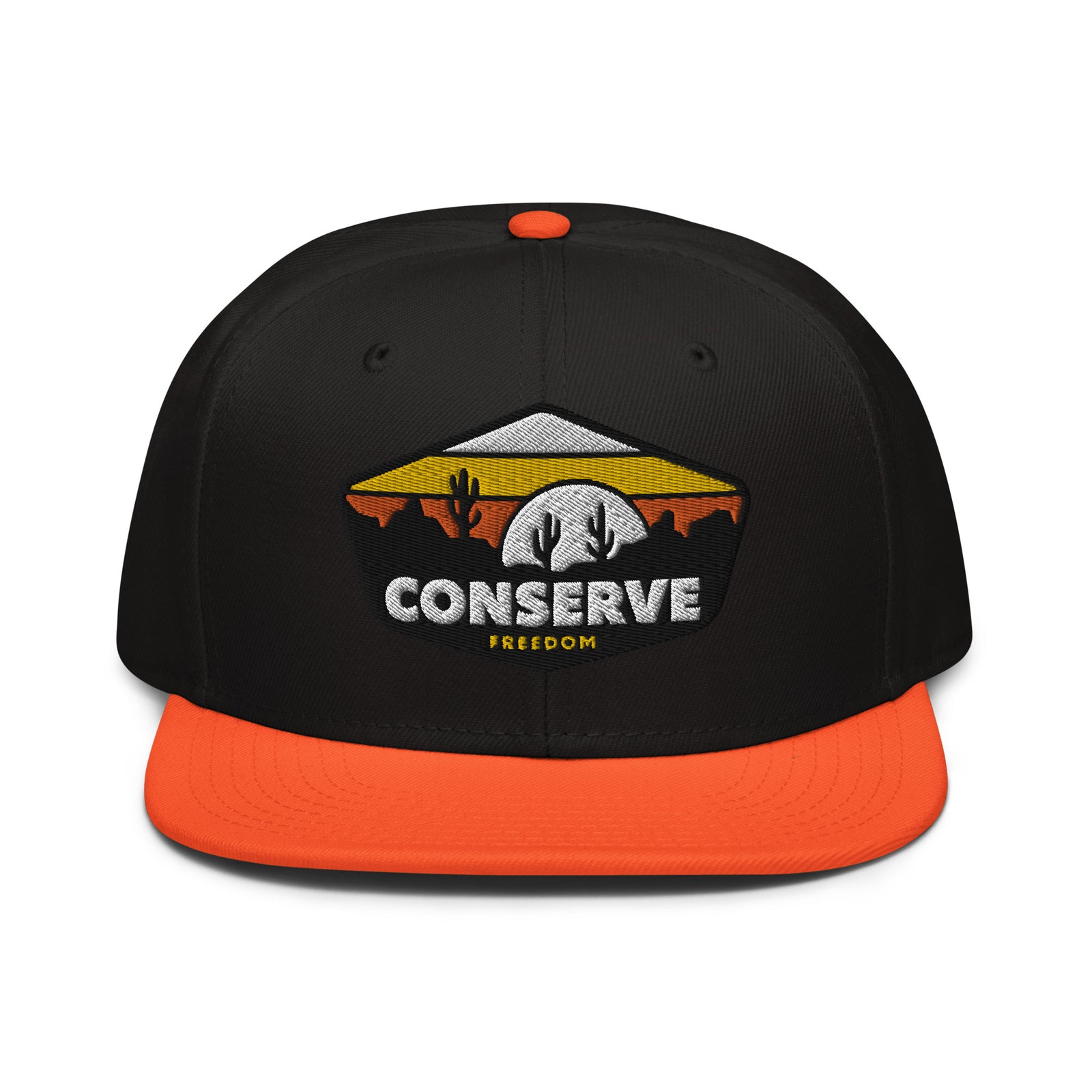 Conserve Freedom Retro Snapback Hat