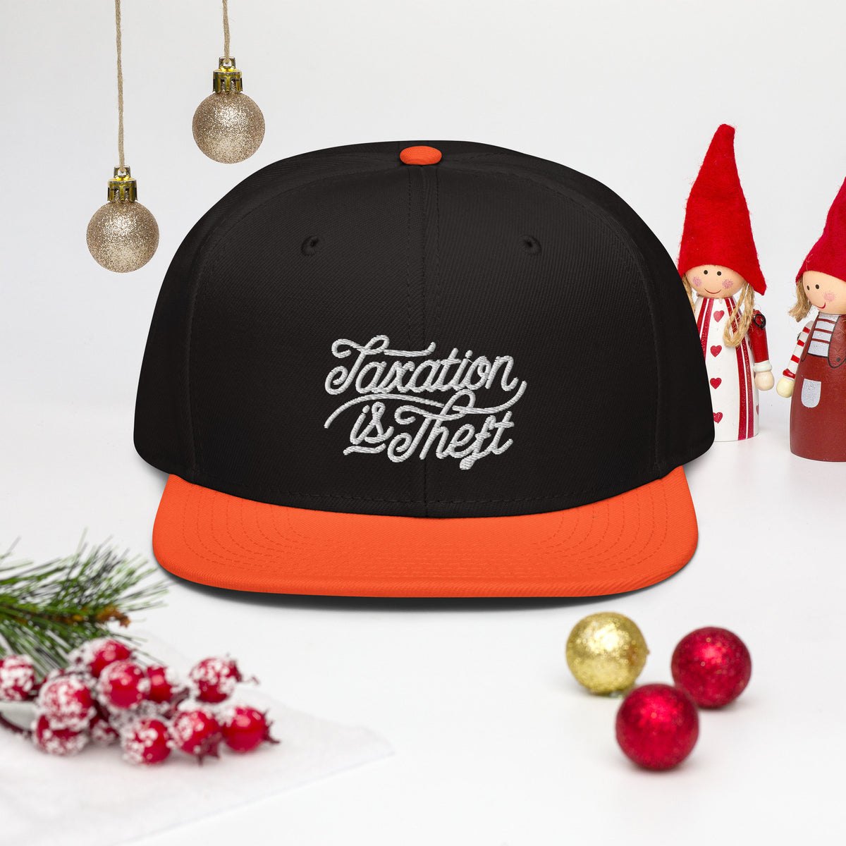 Taxation Is Theft Wool Blend Snapback