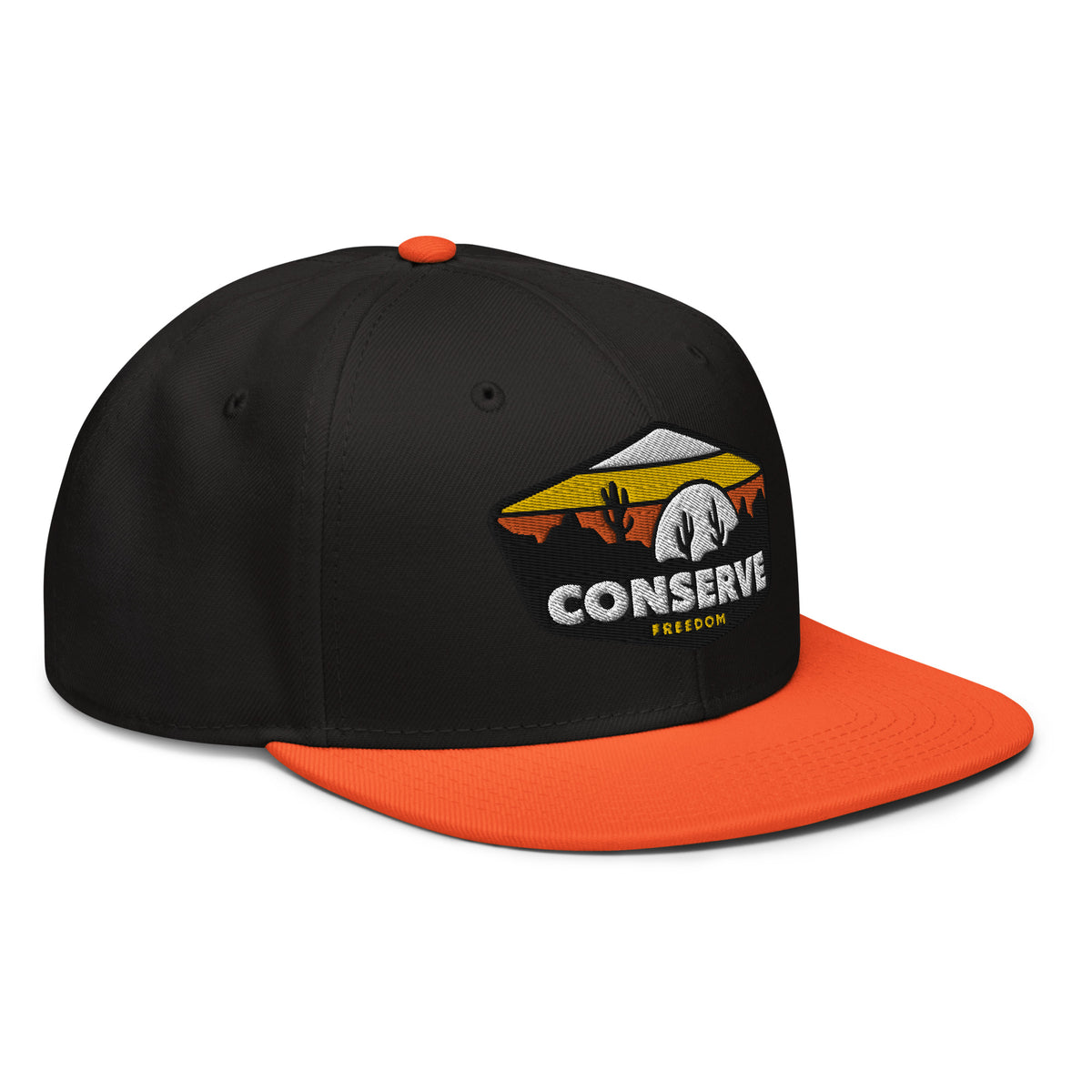 Conserve Freedom Retro Snapback Hat