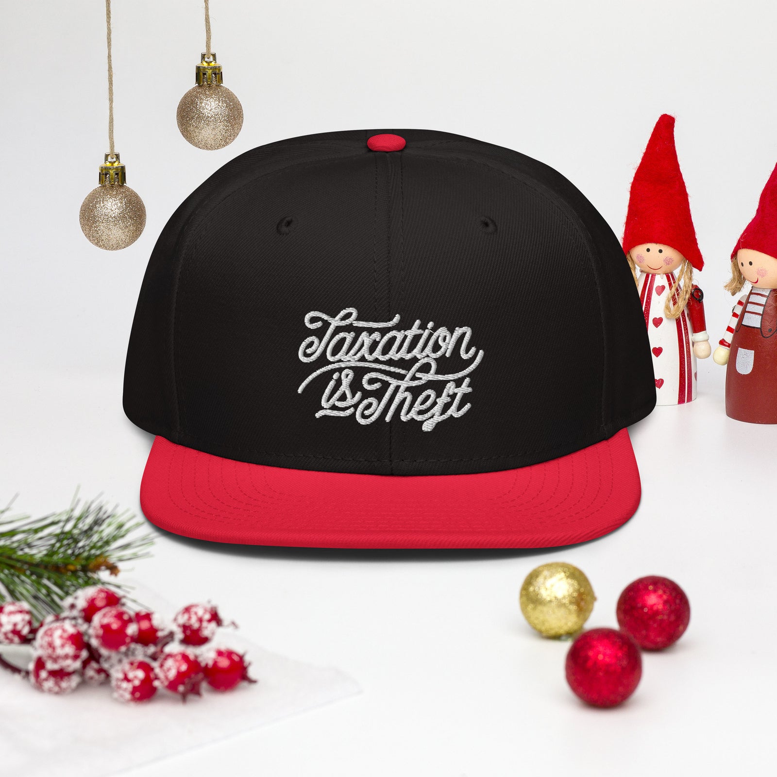 Taxation Is Theft Wool Blend Snapback