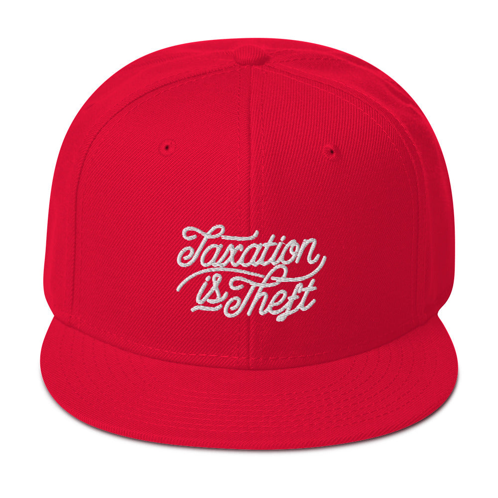 Taxation Is Theft Wool Blend Snapback