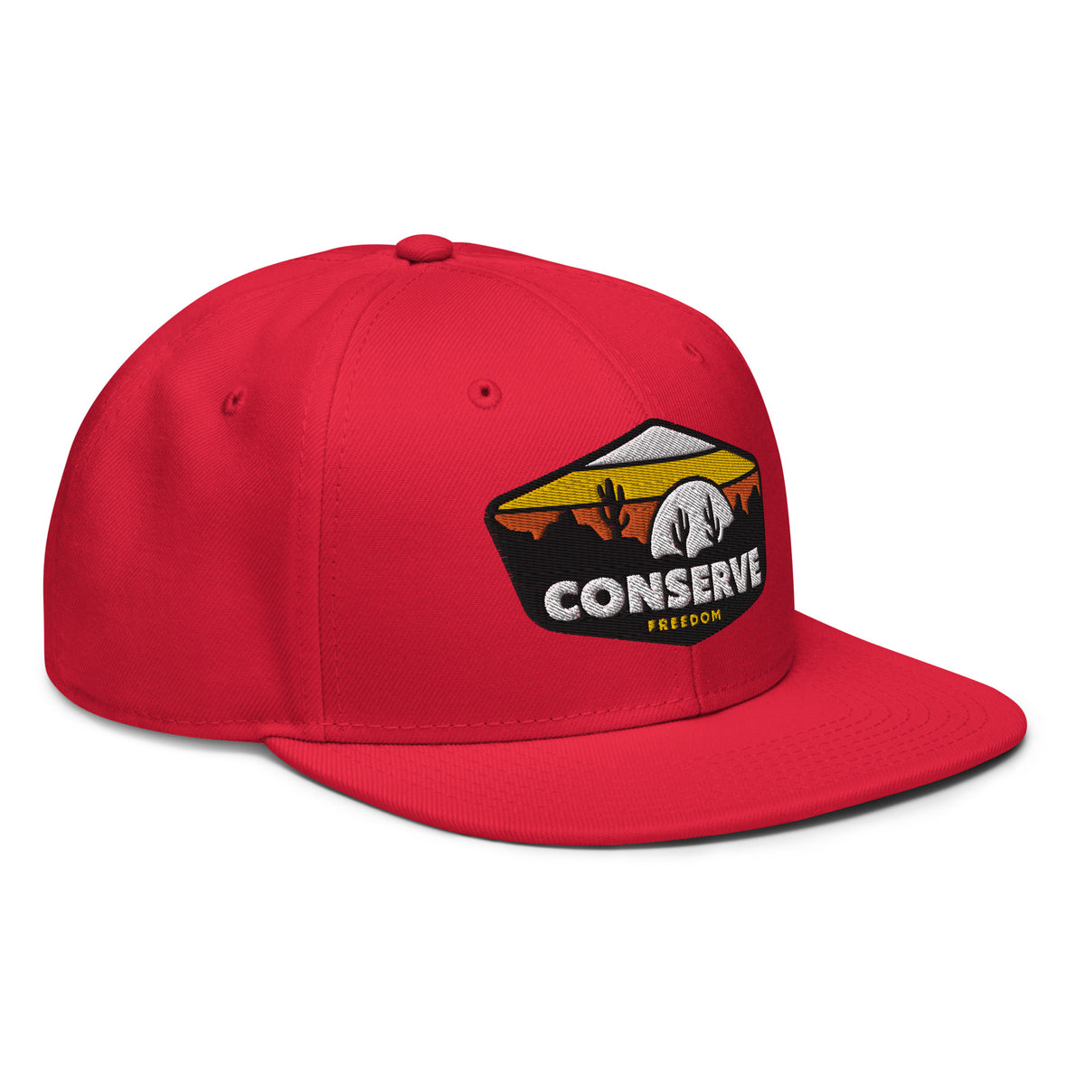 Conserve Freedom Retro Snapback Hat