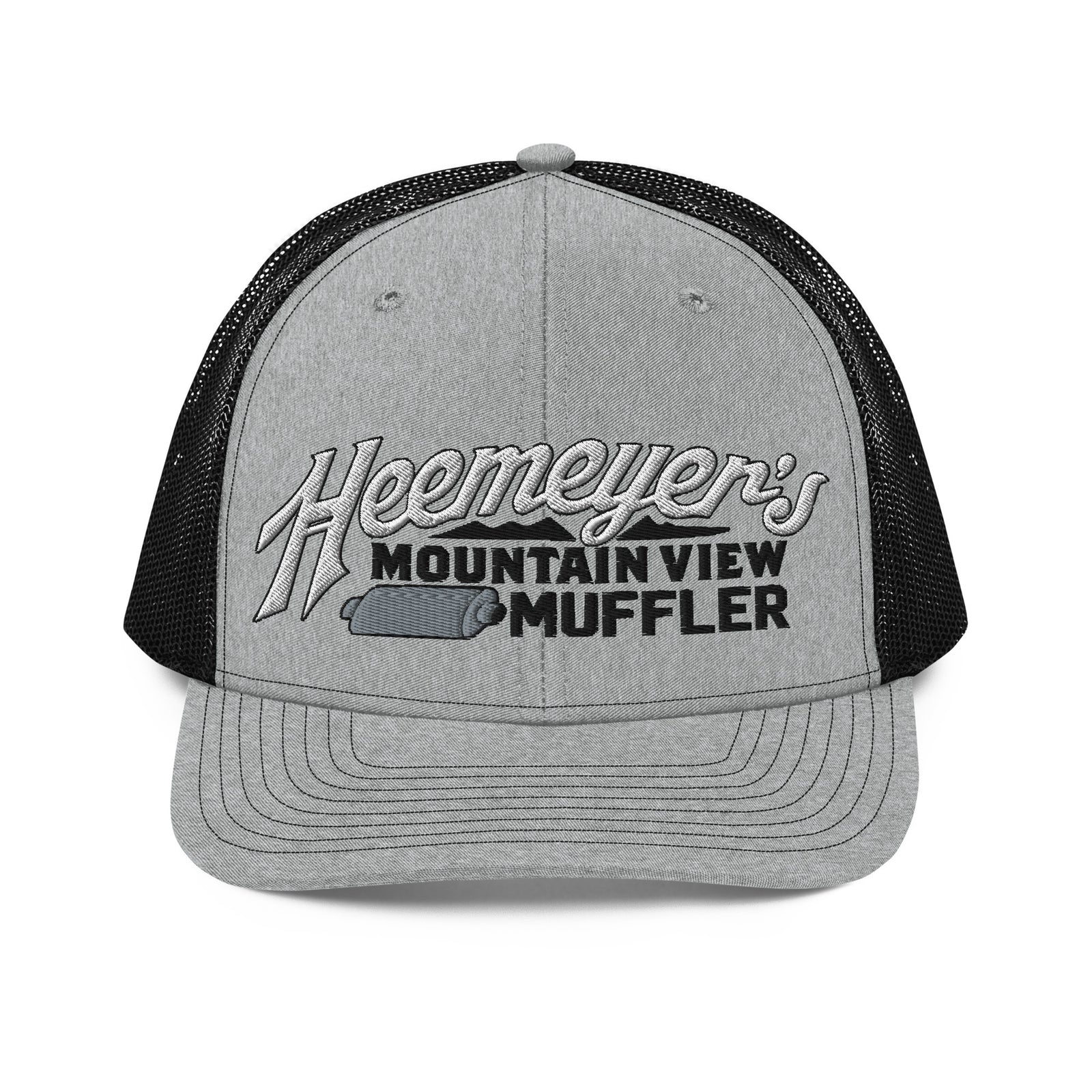 Heemeyer's Mountain View Muffler 6-Panel Trucker Cap