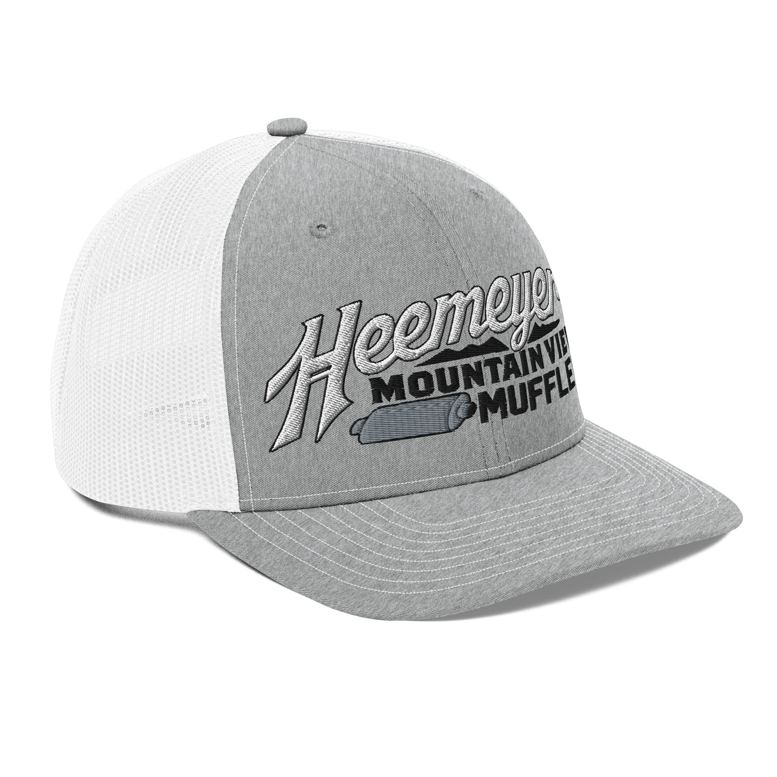 Heemeyer's Mountain View Muffler 6-Panel Trucker Cap